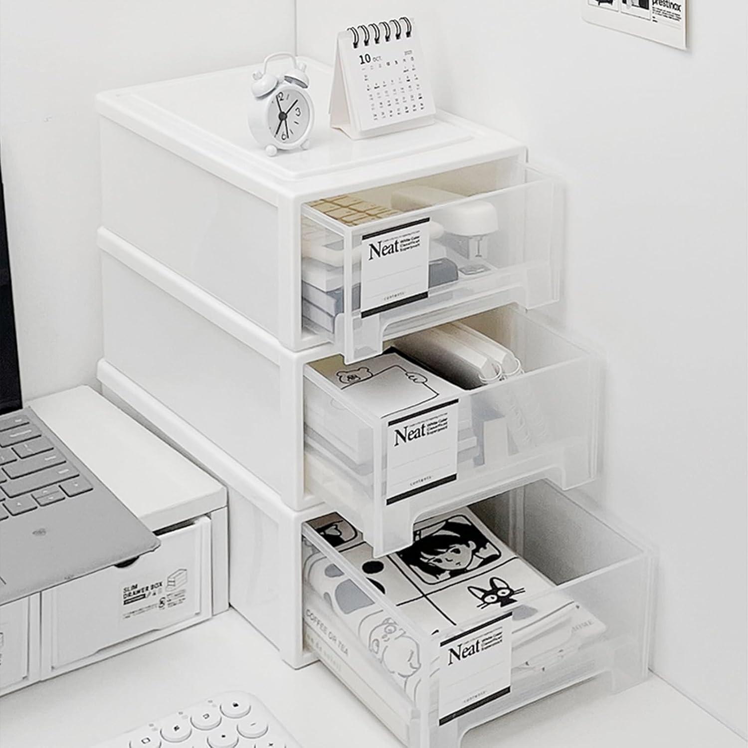 Cajones Apilables de Almacenamiento ZENFUN - 3 Piezas 27.1x18.3cm