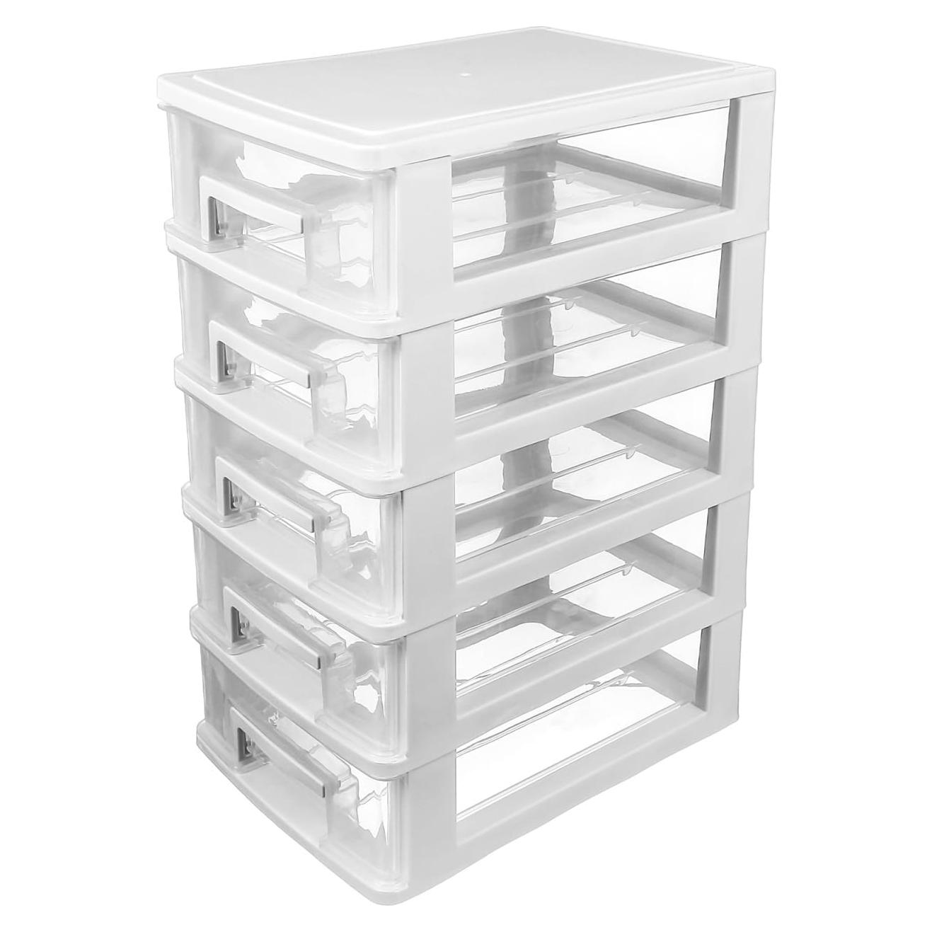 Gabinete de Almacenamiento Toddmomy 5 Cajones Blanco
