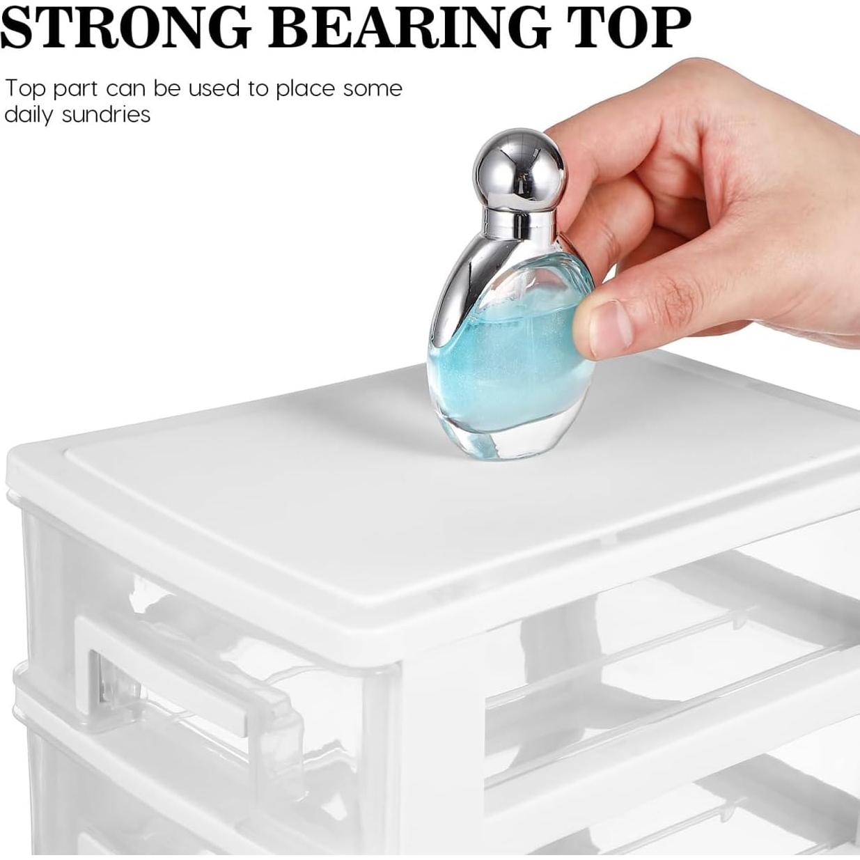 Gabinete de Almacenamiento Toddmomy 5 Cajones Blanco