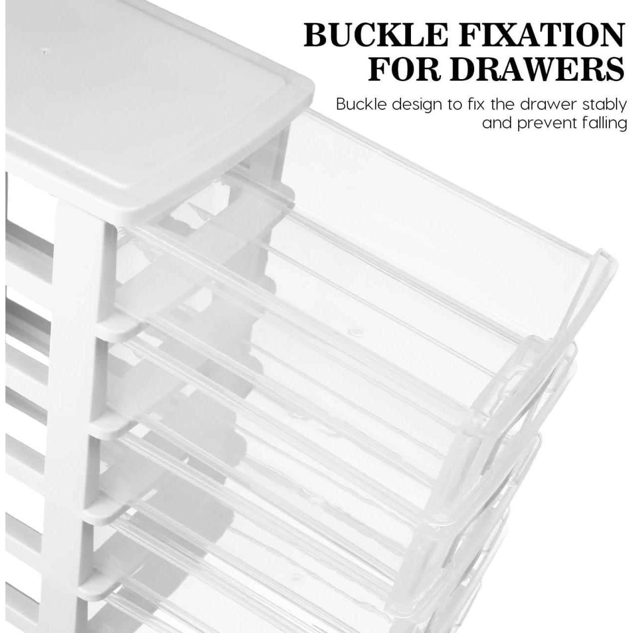 Gabinete de Almacenamiento Toddmomy 5 Cajones Blanco