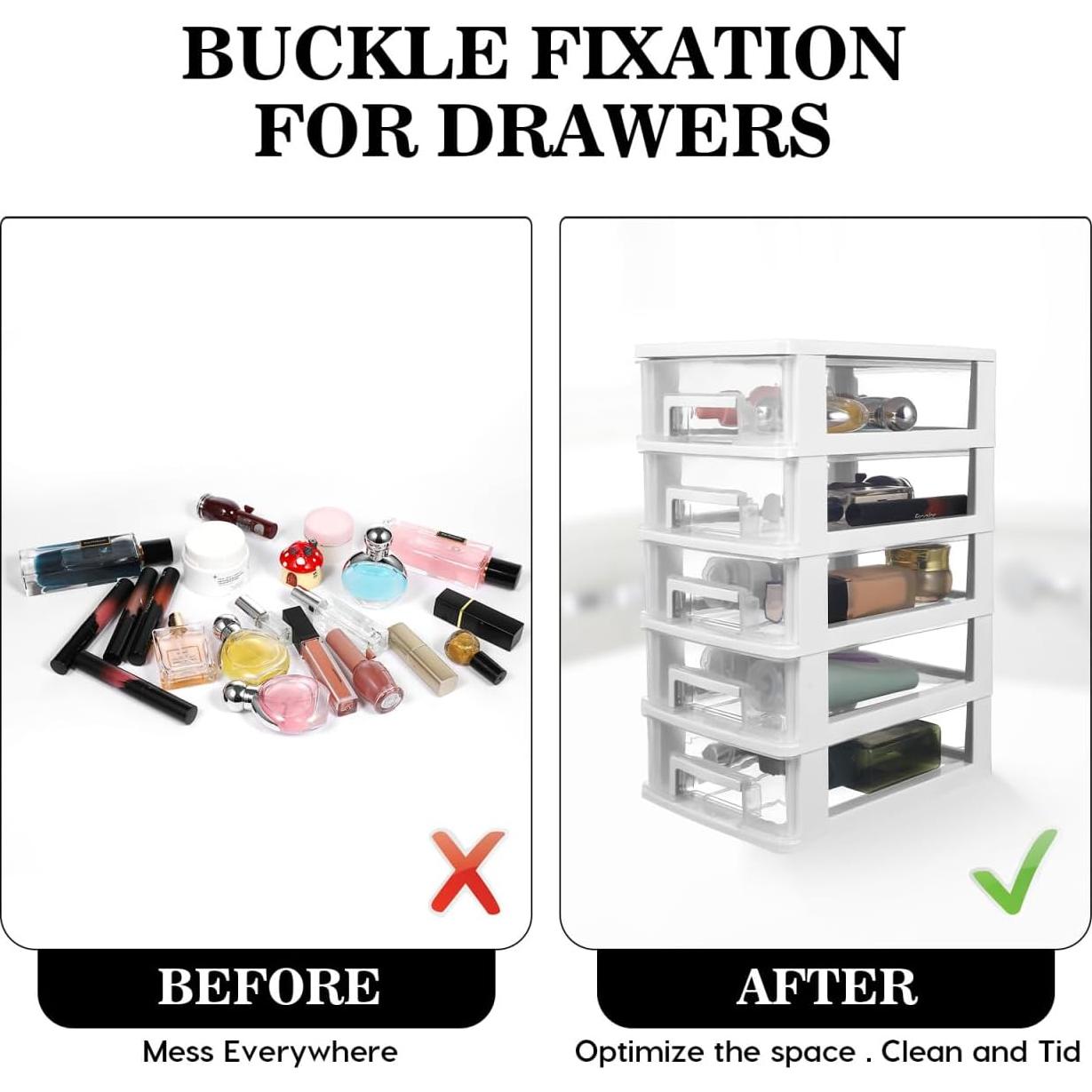 Gabinete de Almacenamiento Toddmomy 5 Cajones Blanco