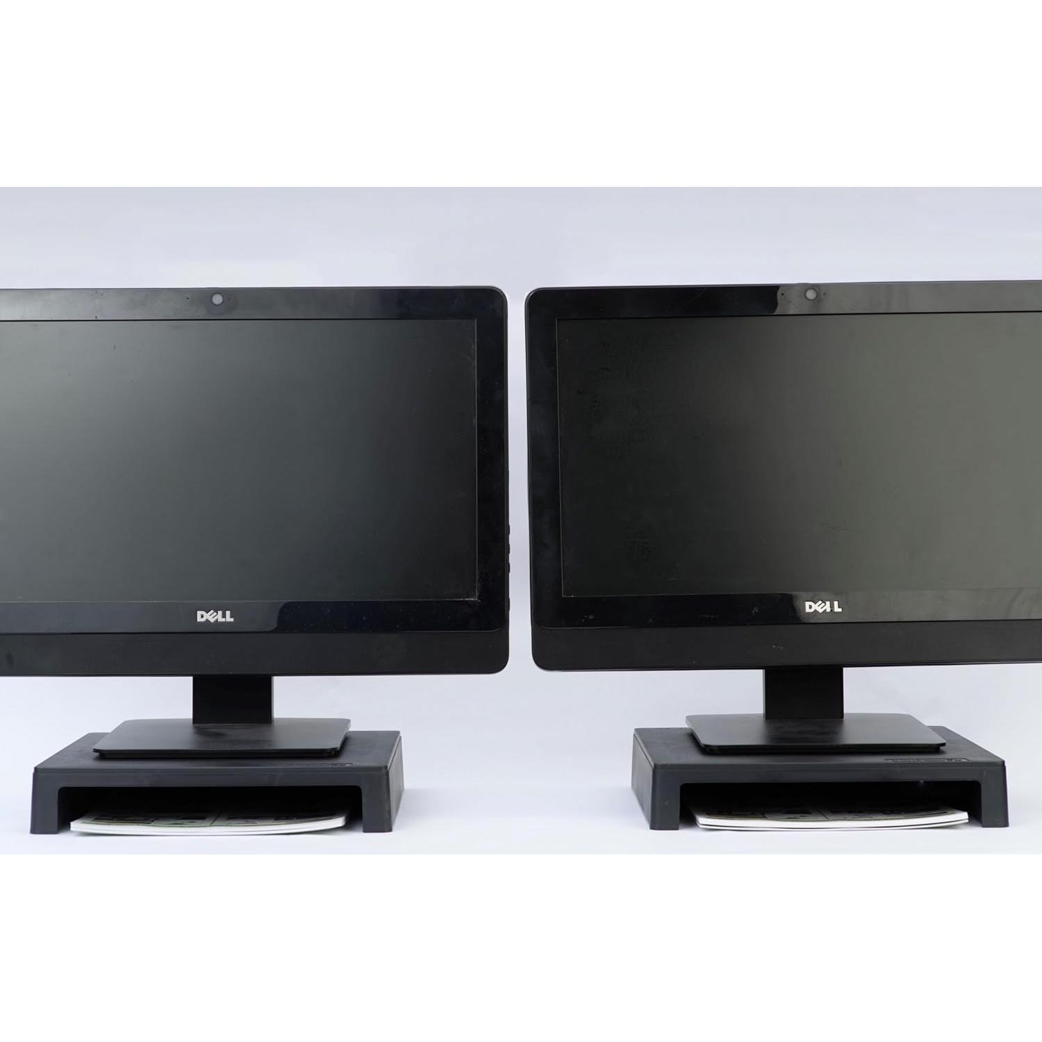 Soporte apilable para monitor VuRyser 2 VUR 4855 - Negro - 2 unidades