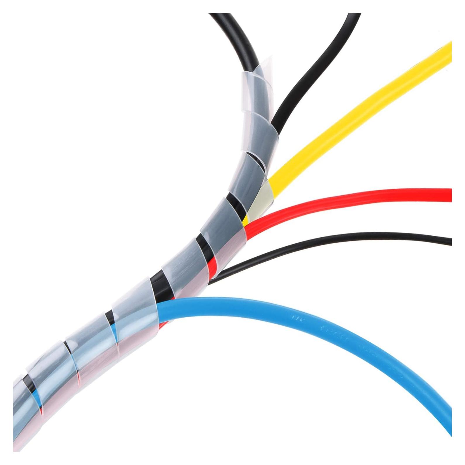 Envoltura Espiral para Cables XHF 4mm - Organizador Eléctrico