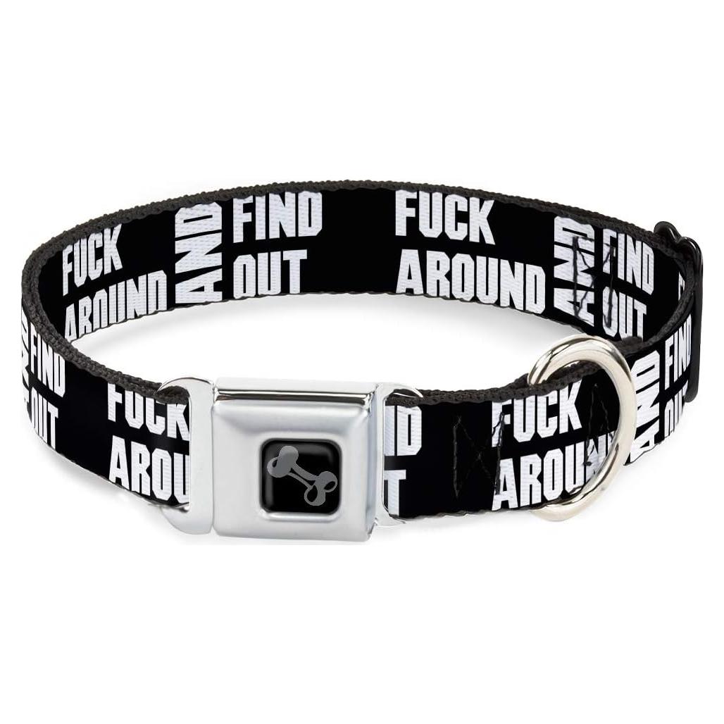 Collar de Perro con Hebilla de Seguridad Buckle-Down 9-15 cm