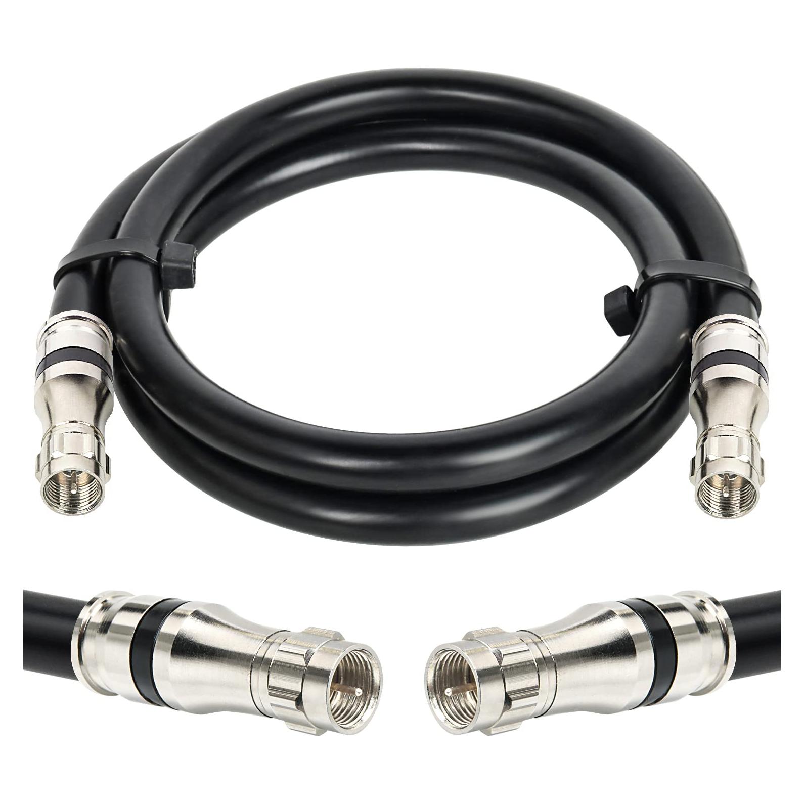 Cable Coaxial RG11 0.91m MOOKEERF 75ohm Alta Definición