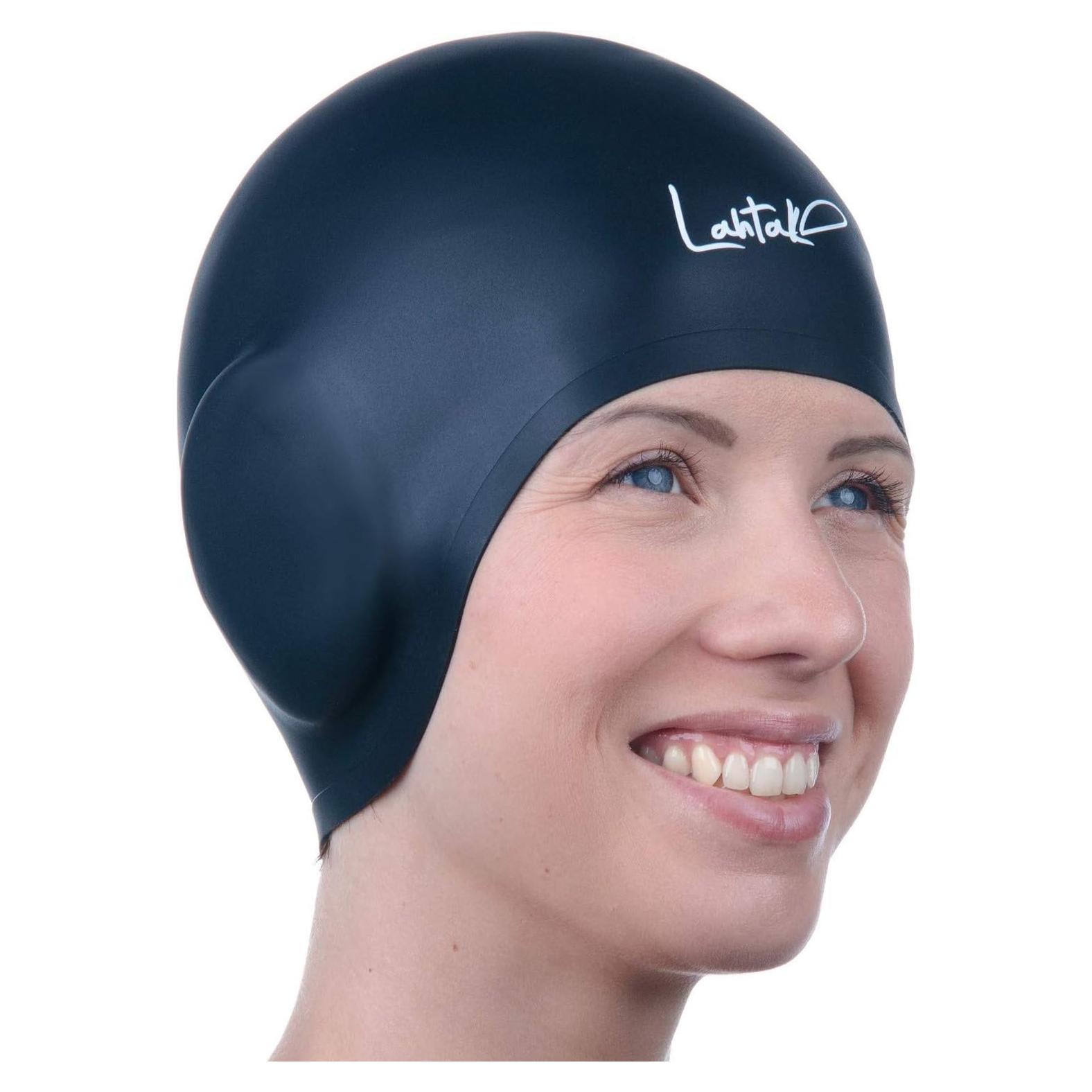 Gorro de Natación 3D Lahtak - Silicona Impermeable Unisex