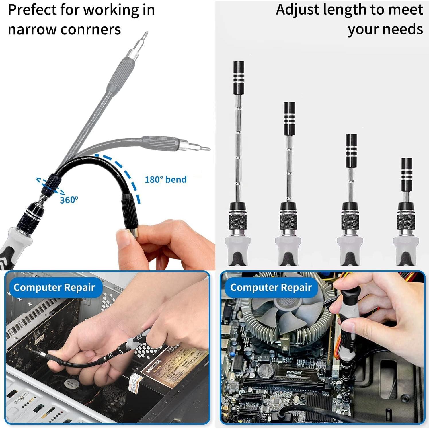 Kit de Herramientas 140 en 1 UnaMela para PC y Electrónica