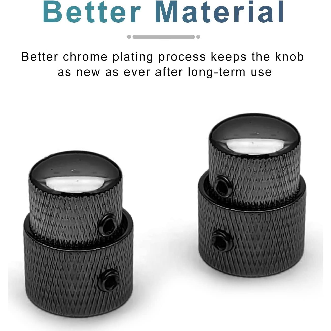 Juego de Perillas Concéntricas Duales SAPHUE para Guitarra