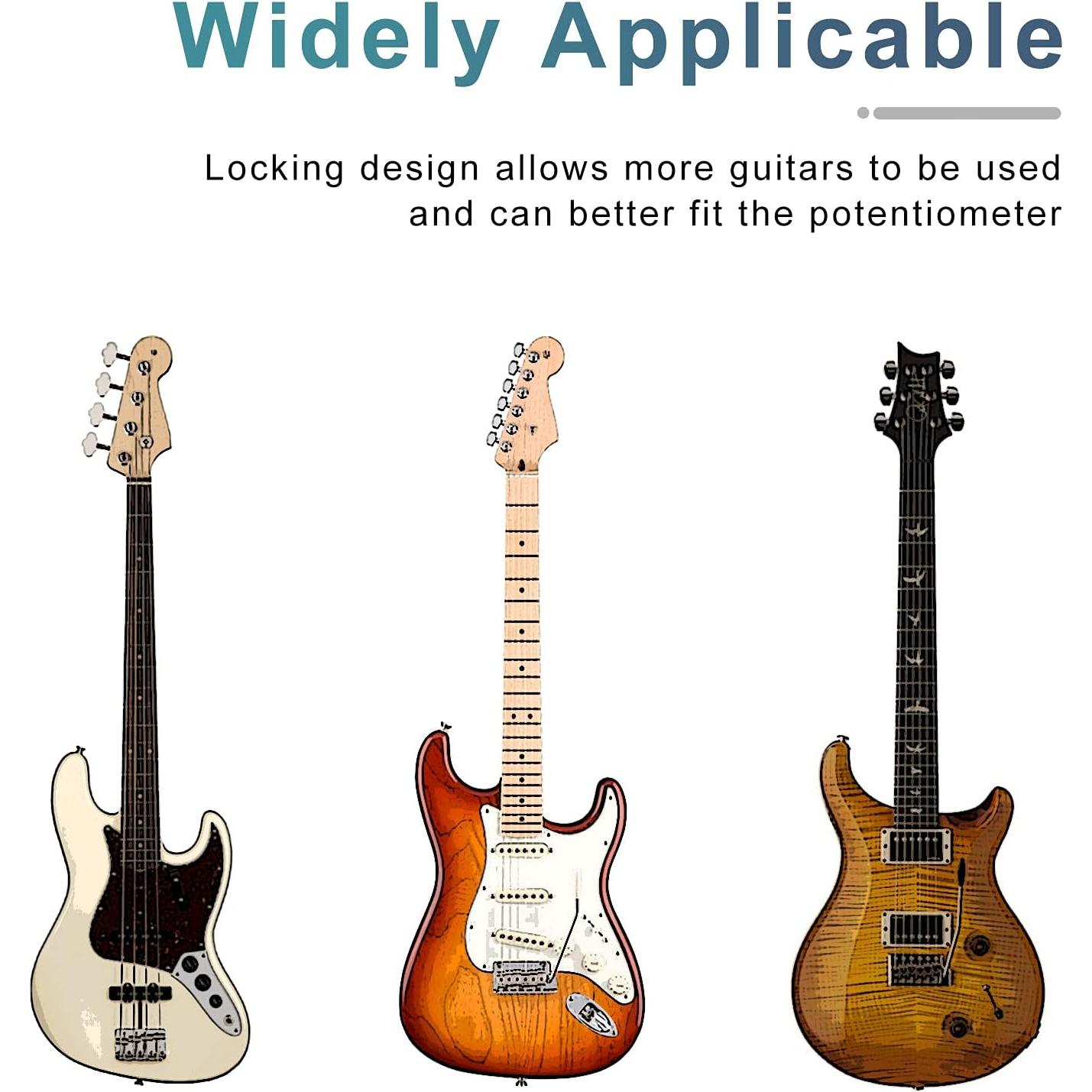 Juego de Perillas Concéntricas Duales SAPHUE para Guitarra