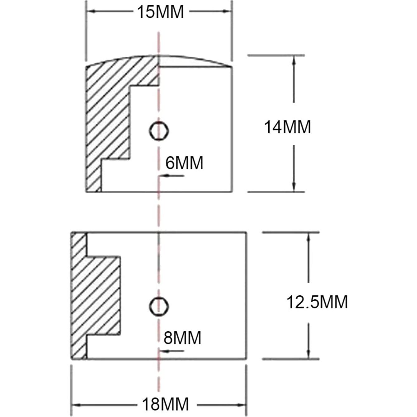 Juego de Perillas Concéntricas Duales SAPHUE para Guitarra