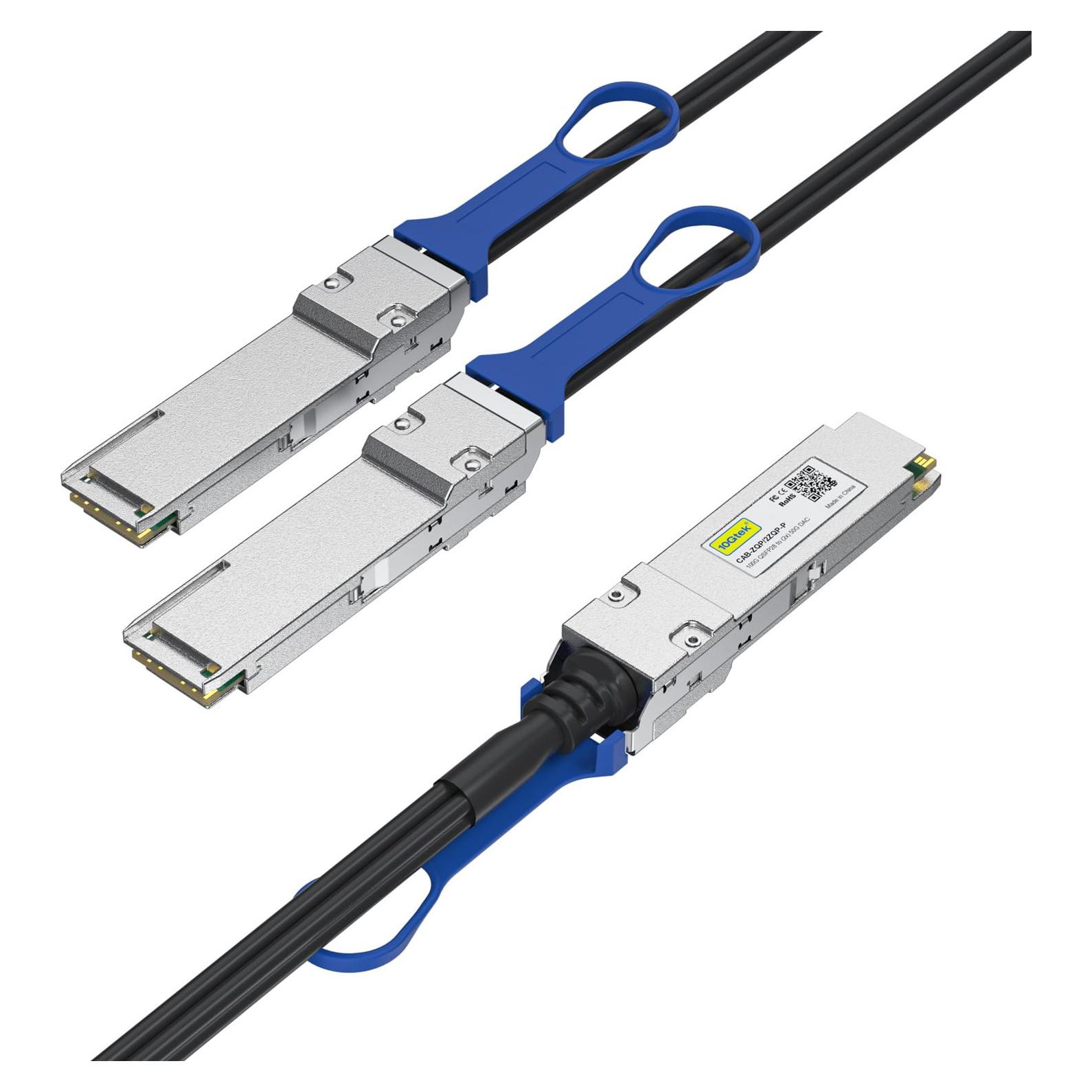 Cable Divisor de Cobre 10Gtek 100GbE a 2x50GbE 1 Metro