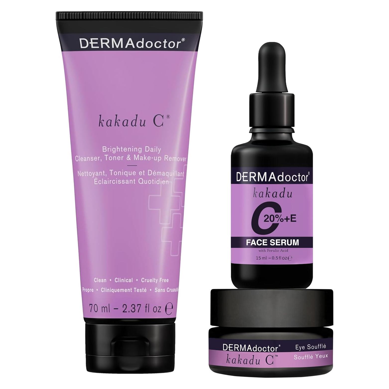 Kit de Cuidado Facial DERMAdoctor Kakadu C - Suero 20% Vitamina C