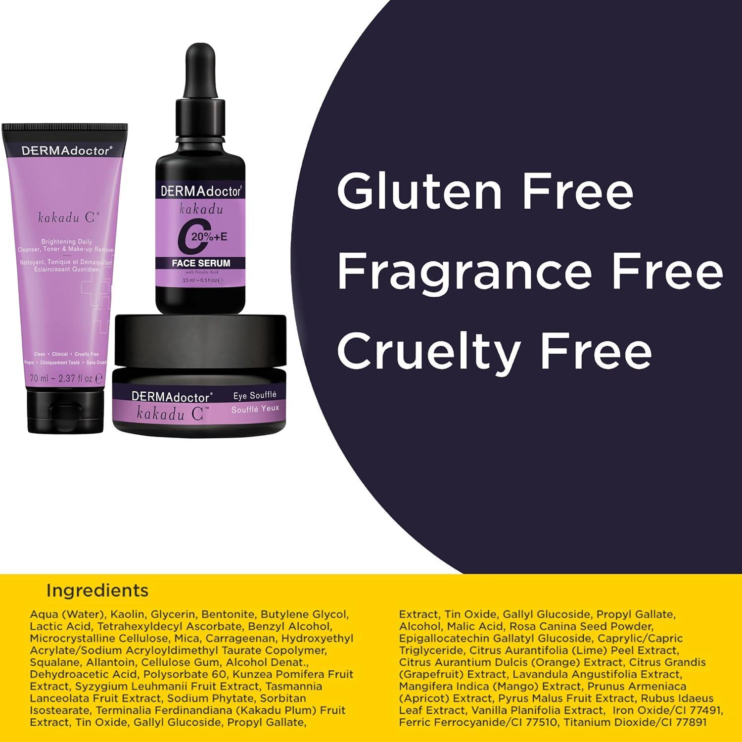 Kit de Cuidado Facial DERMAdoctor Kakadu C - Suero 20% Vitamina C