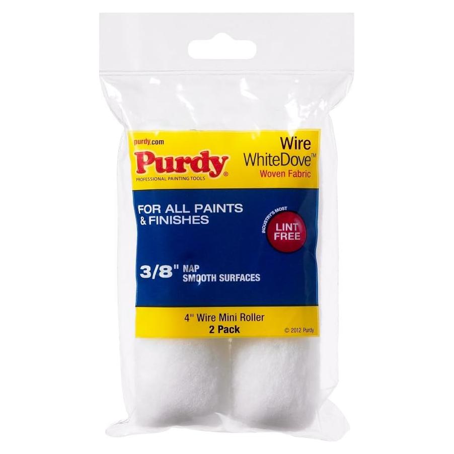 Rodillos de pintura Purdy White Dove 4" 3/8" 2-Pack