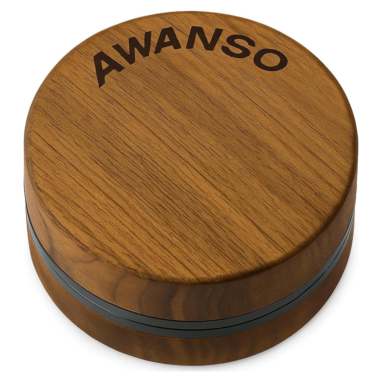 Molino de Especias Manual Awanso de Madera de Nogal 6.35 cm