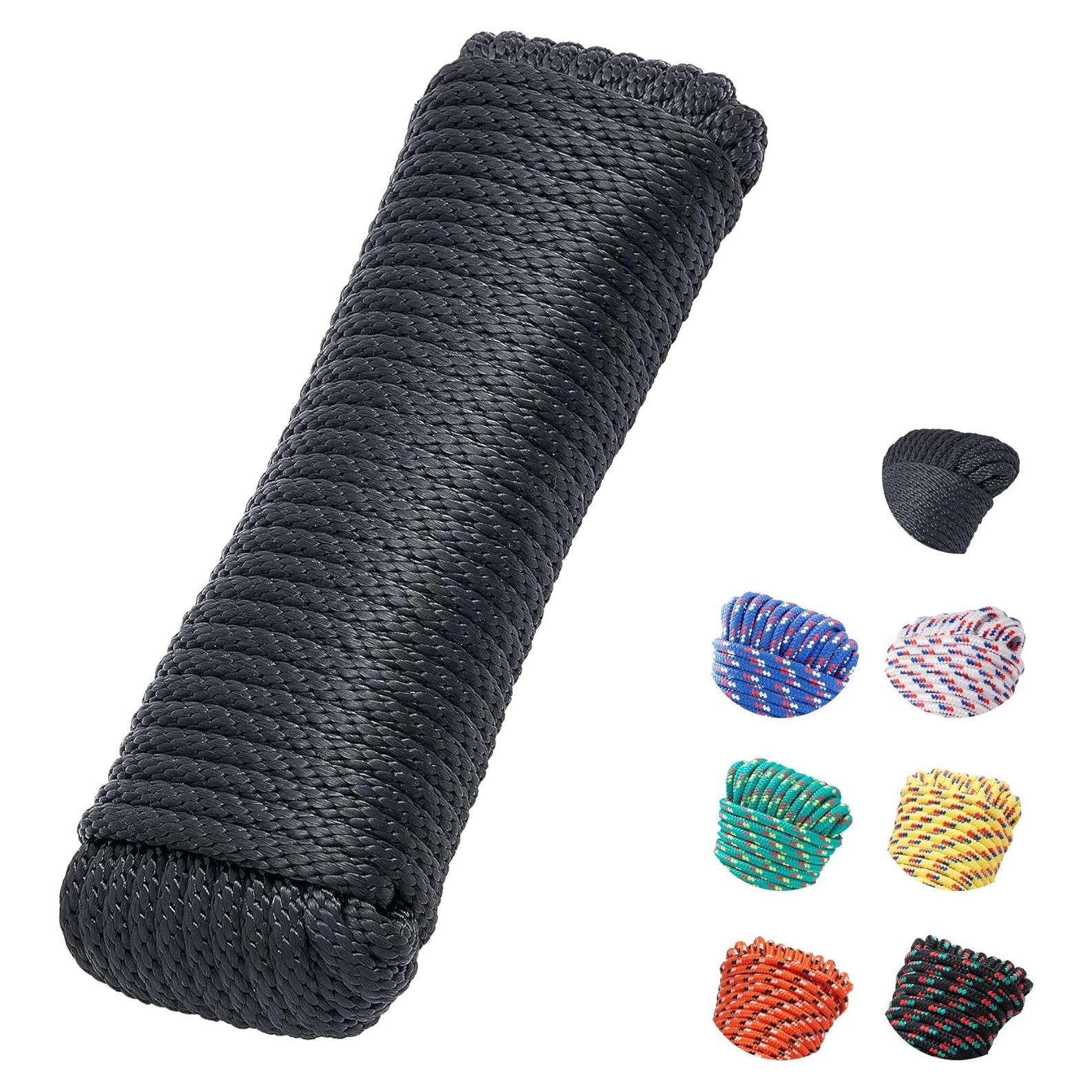 Cuerda Trenzada de Polipropileno SDLTHR 30.48m 9.5mm Negra