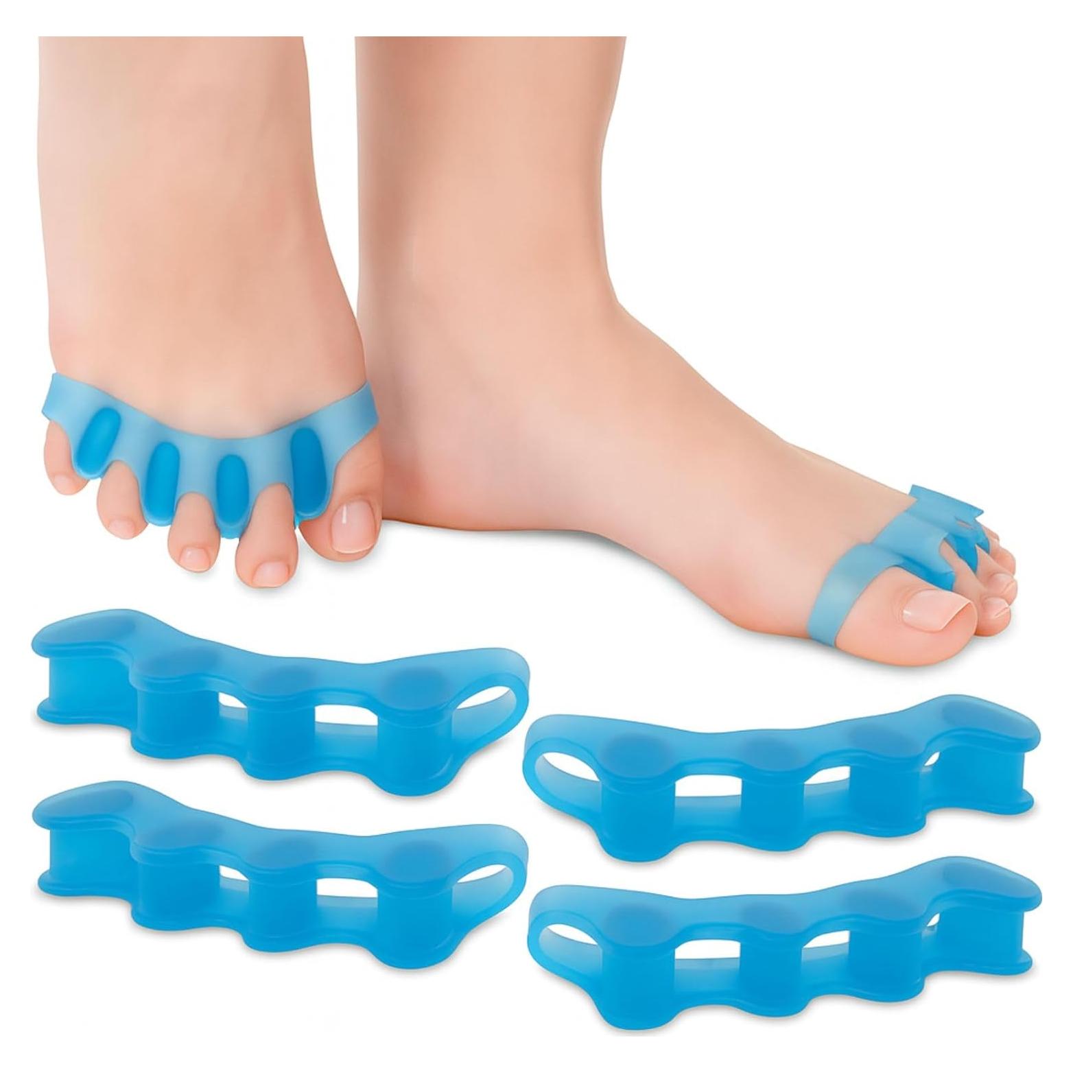 Separadores de Dedos ViveSole - Gel Silicona Grande (4 PCS)