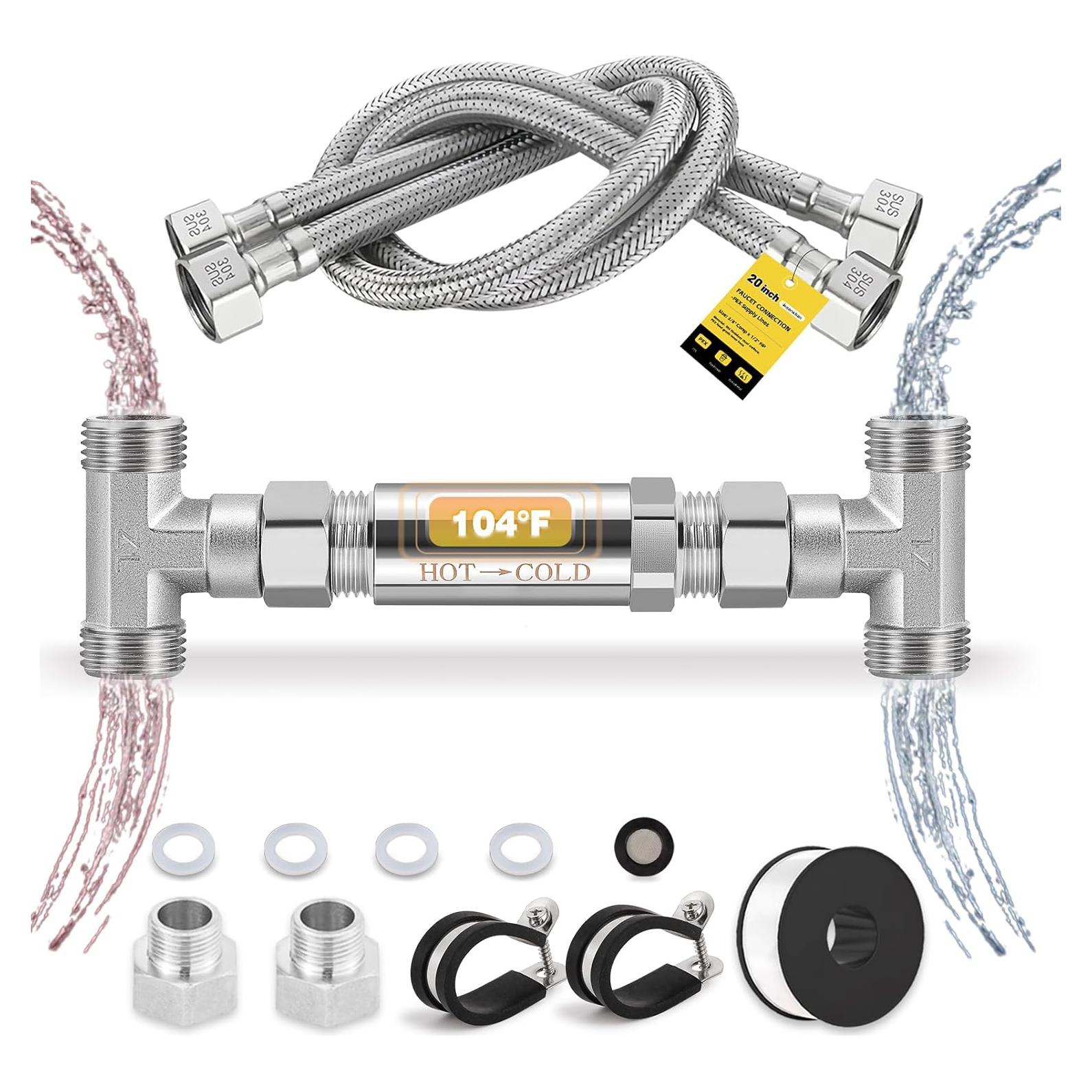 Kit Válvula Sensor Acero Inoxidable 304 Moonshan 50,8 cm