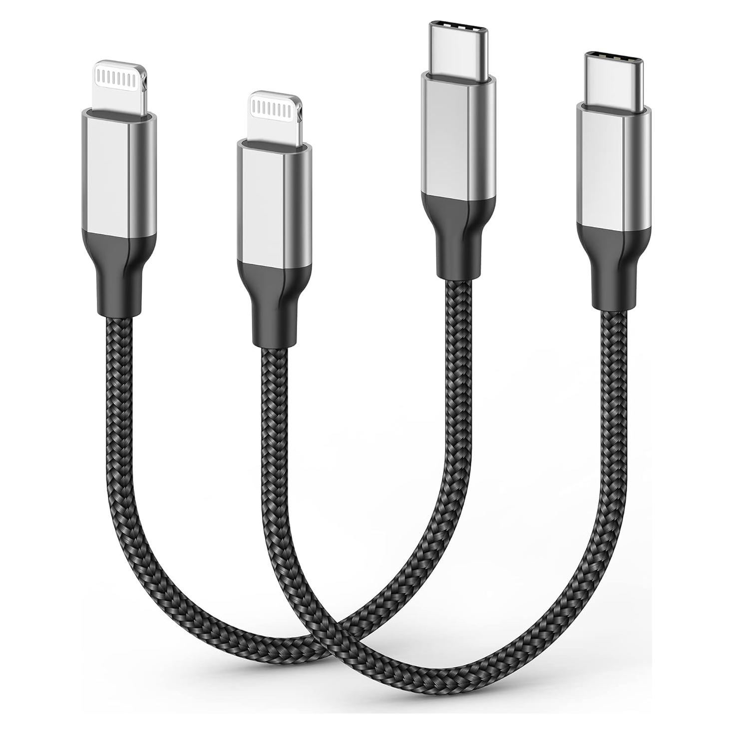 Cable USB C a Lightning 30.48 cm Acecene 2Pack Carga Rápida