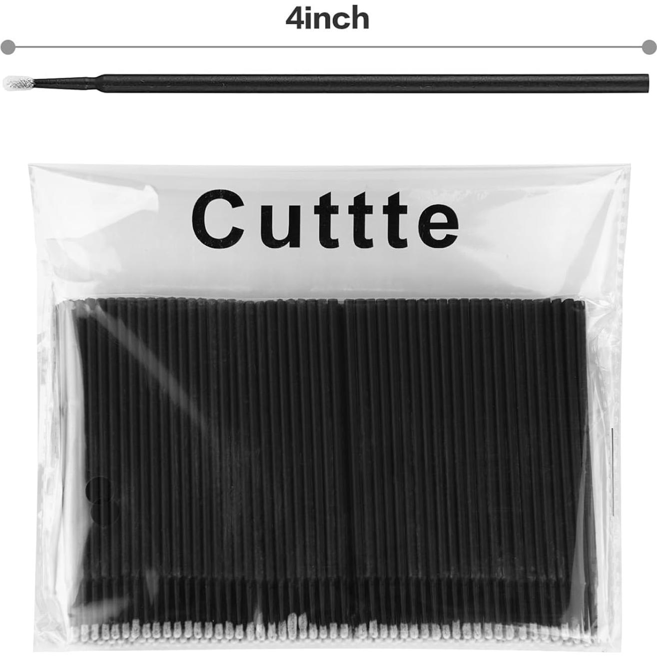 Bastones Micro Desechables Cuttte 500PCS para Pestañas 2mm