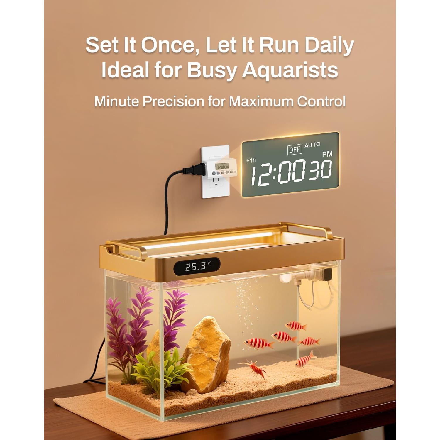 Temporizador Digital BN-LINK 24 Horas 2 Patas Paquete de 2