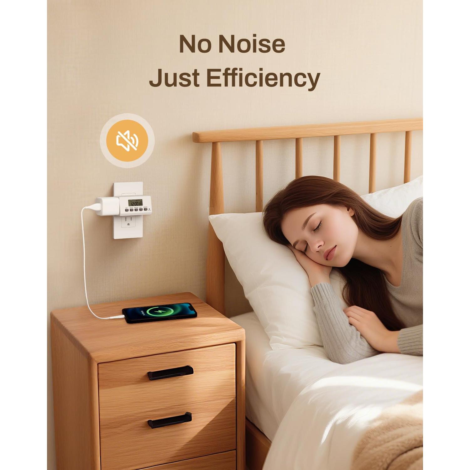 Temporizador Digital BN-LINK 24 Horas 2 Patas Paquete de 2