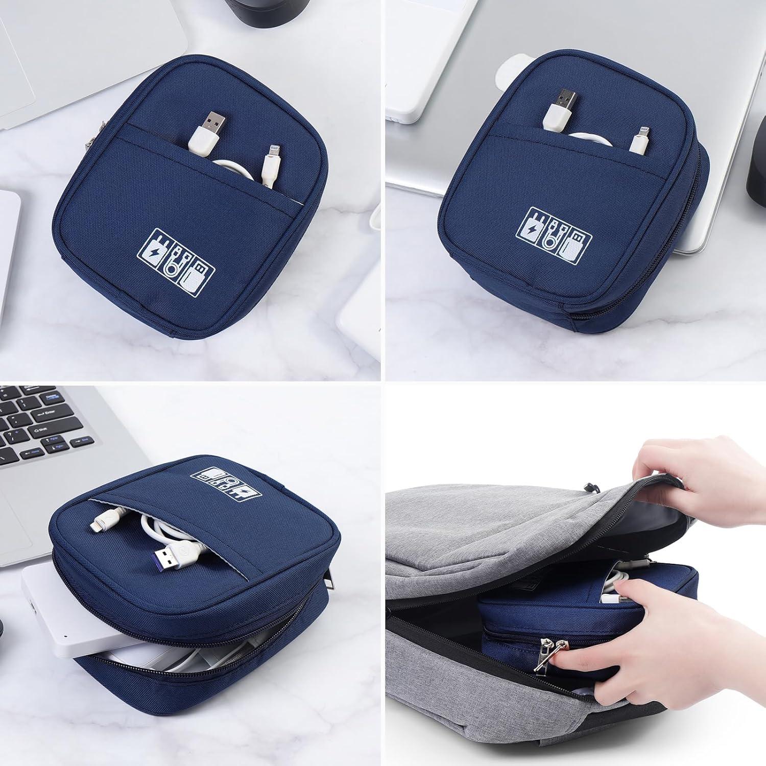 Bolsa de Almacenamiento E-Tree para Accesorios Electrónicos Azul