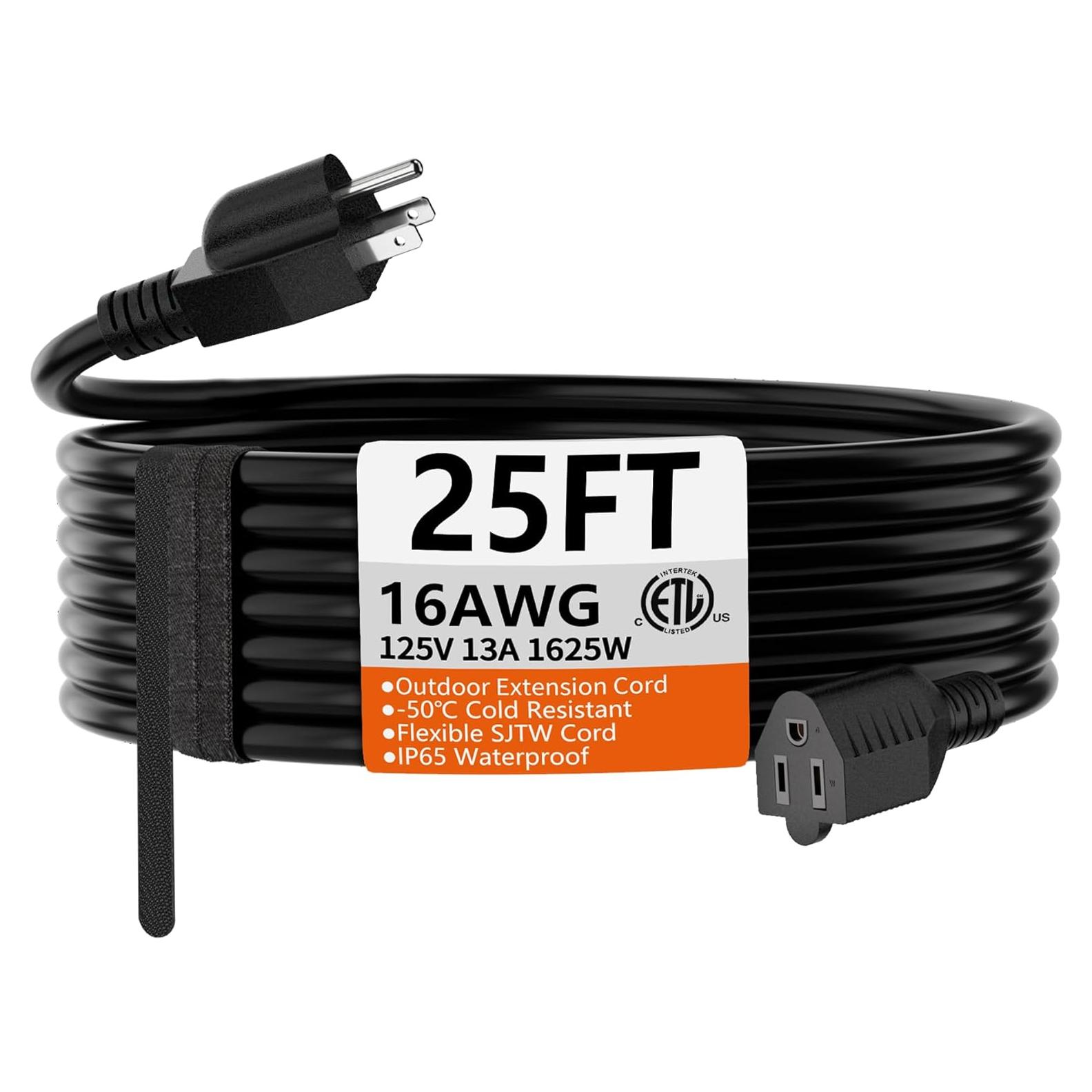 Cable de Extensión HUANCHAIN 7.62 m 16 AWG Impermeable