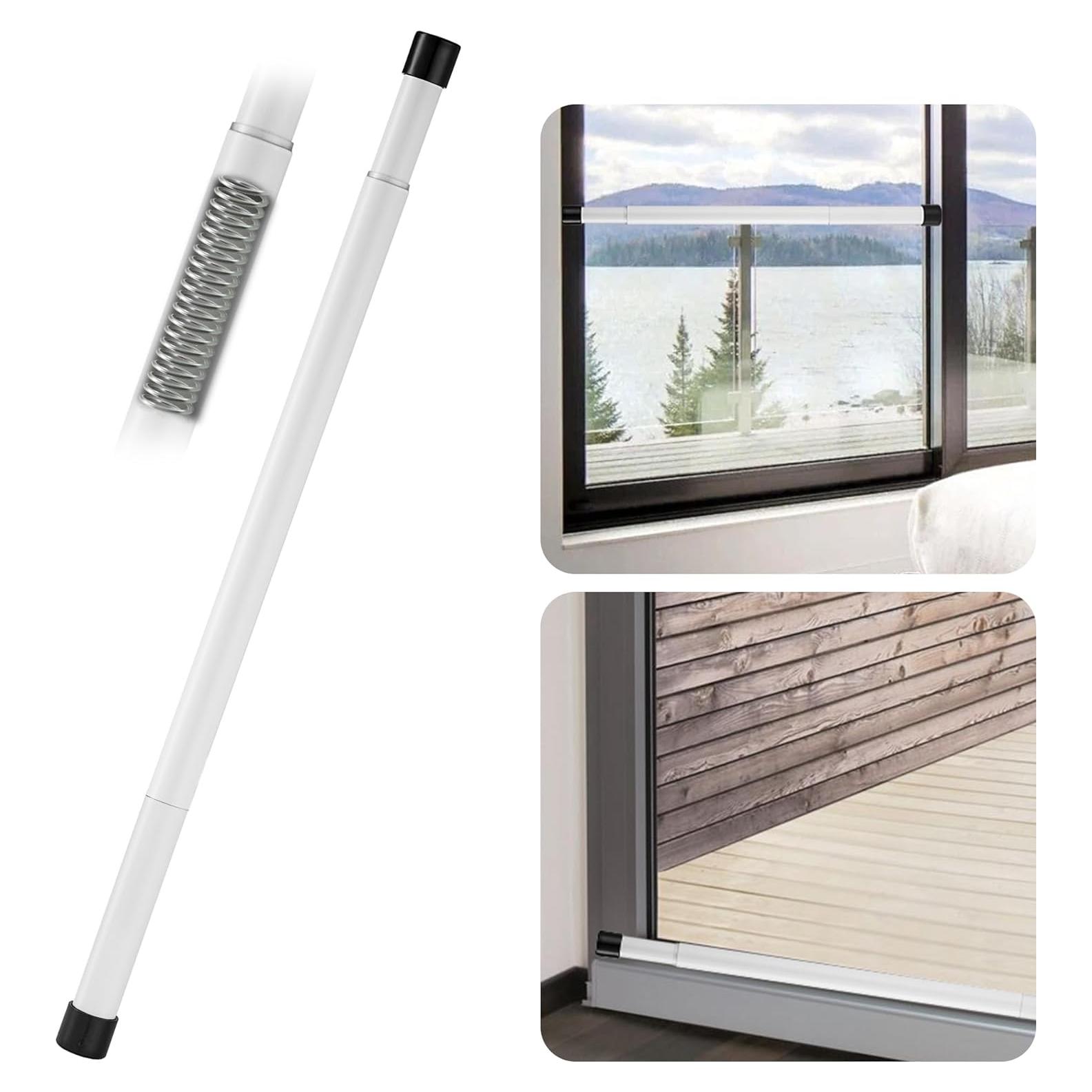 Barra de Seguridad Ajustable Widyana para Puertas Correderas 43-117 cm