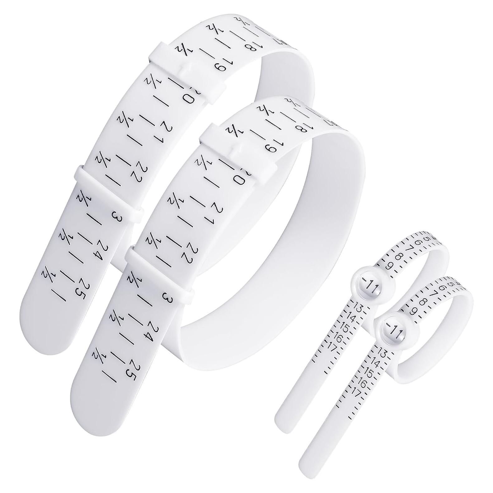 Juego de Medidores de Anillo y Pulsera Ptwola - Tamaño Universal 1-17 US