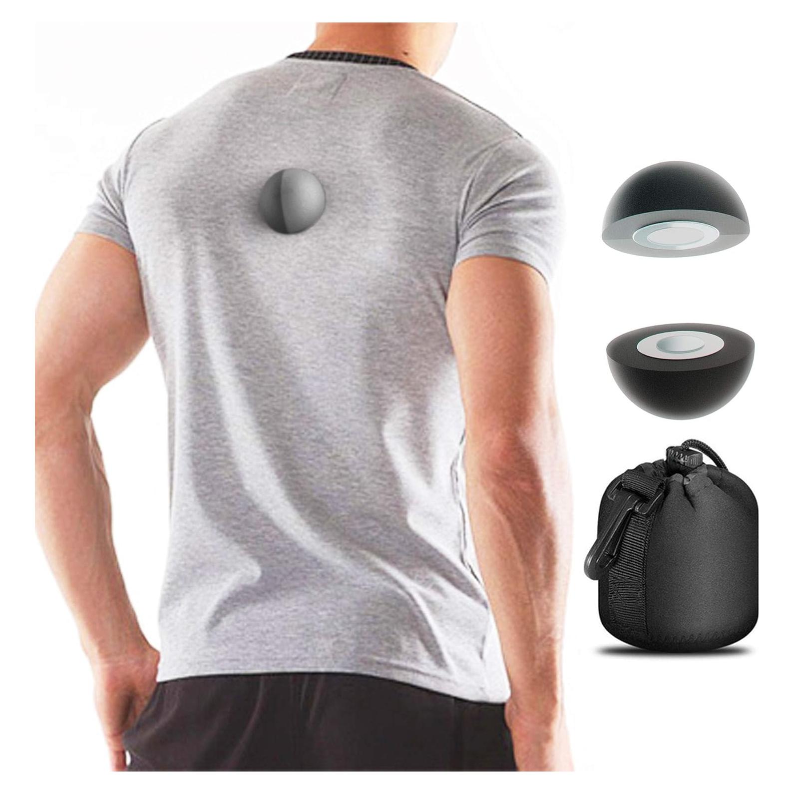 Bola Magnética para Postura de Sueño Lateral Calma - Clip para Camiseta