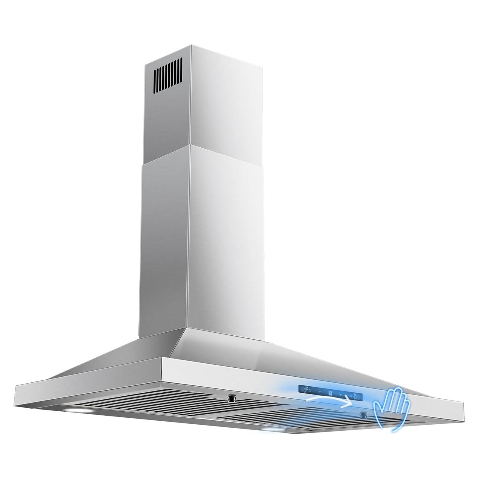 Campana Extractora de Pared Zomagas 30" Acero Inoxidable 450CFM