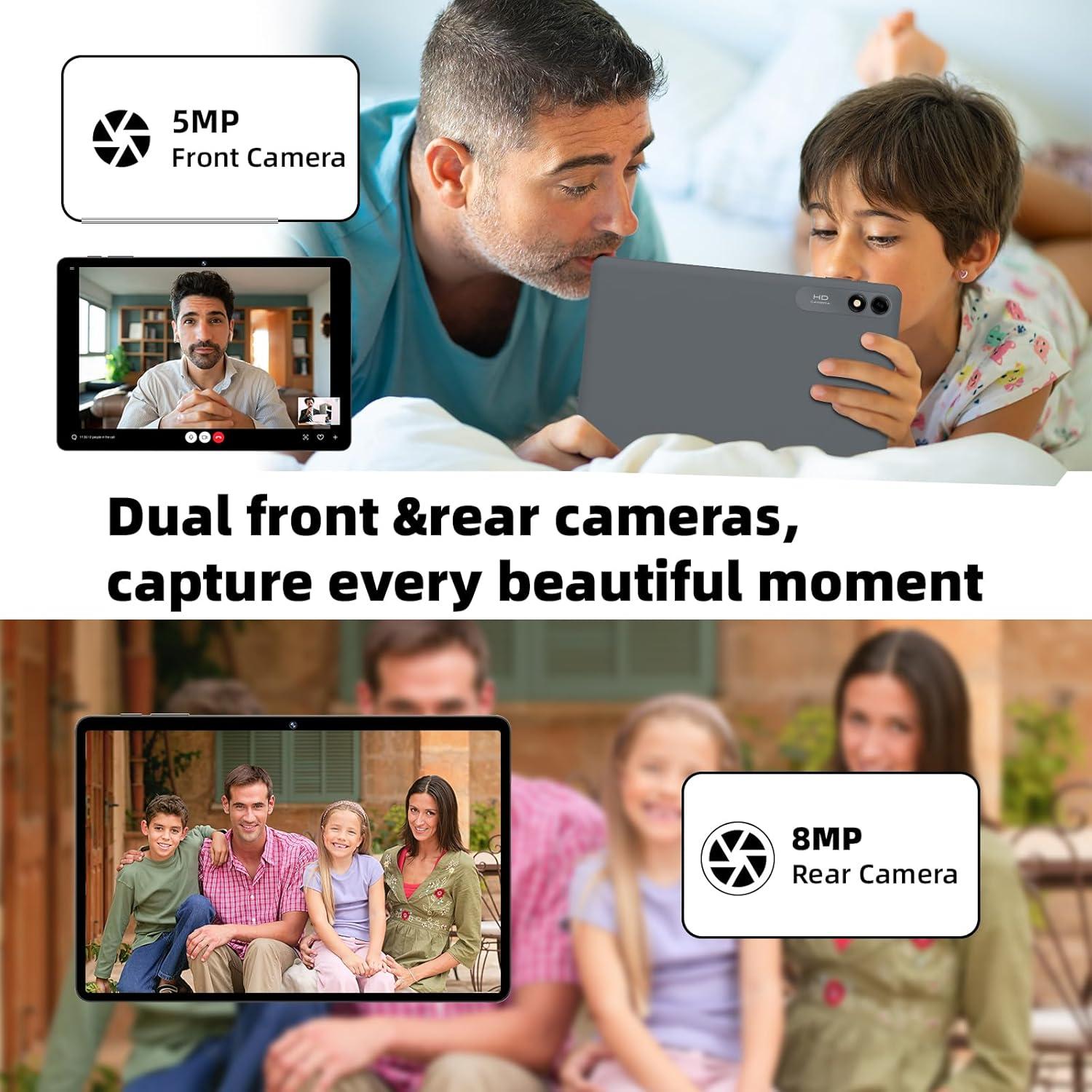 Tableta Android 14 TUOHAITIME 10.1" Octa-Core 10GB 64GB 512GB