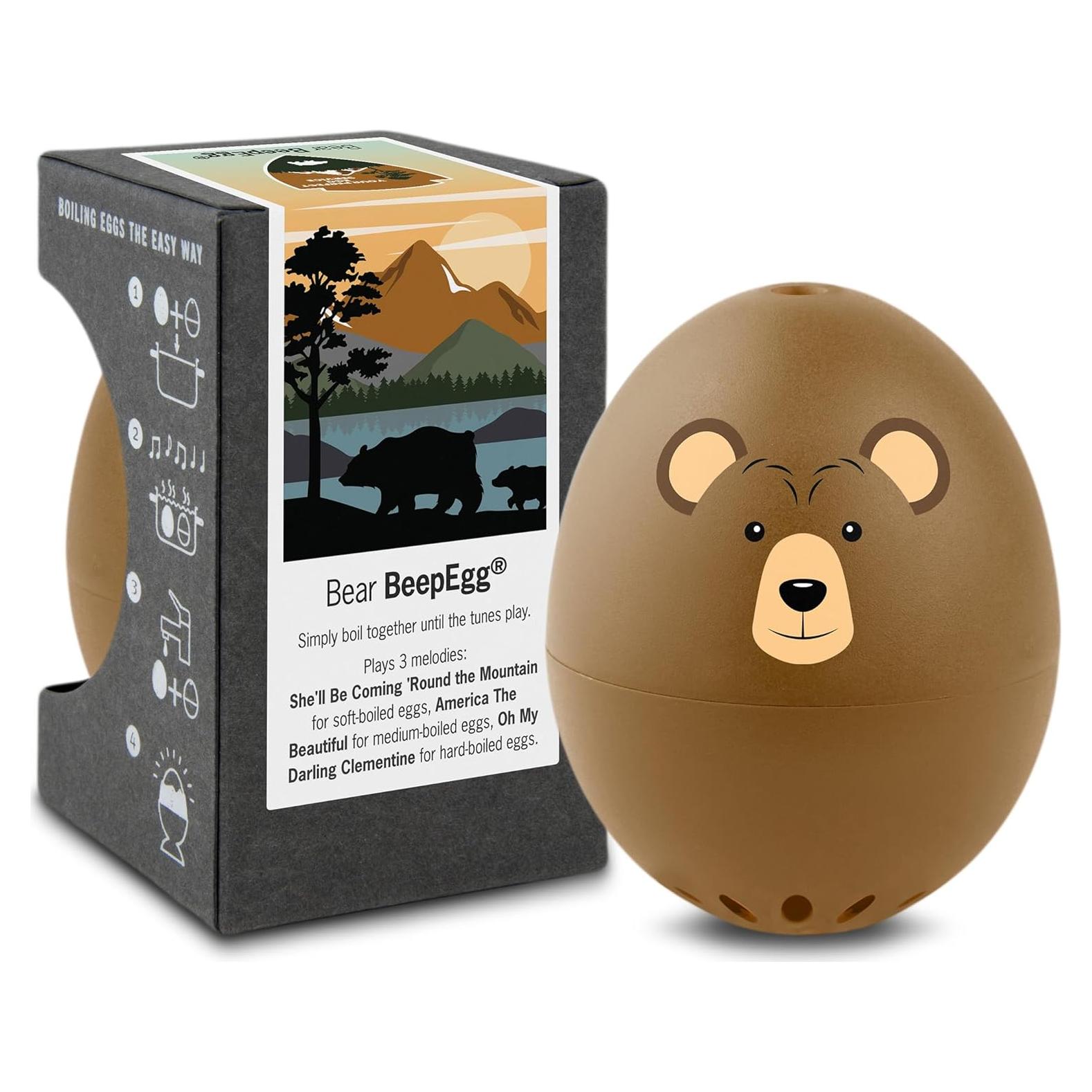 Bear BeepEgg - Temporizador Musical para Hervir Huevos - 3 Niveles
