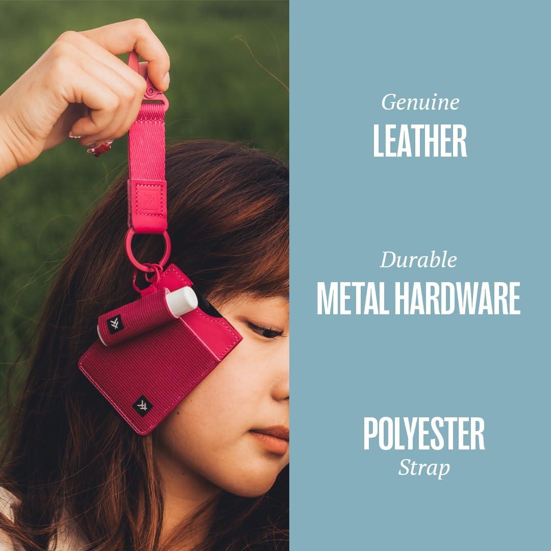 Gancho de Llavero Thread Wallets Negro - Lanyard Compacto 15 cm