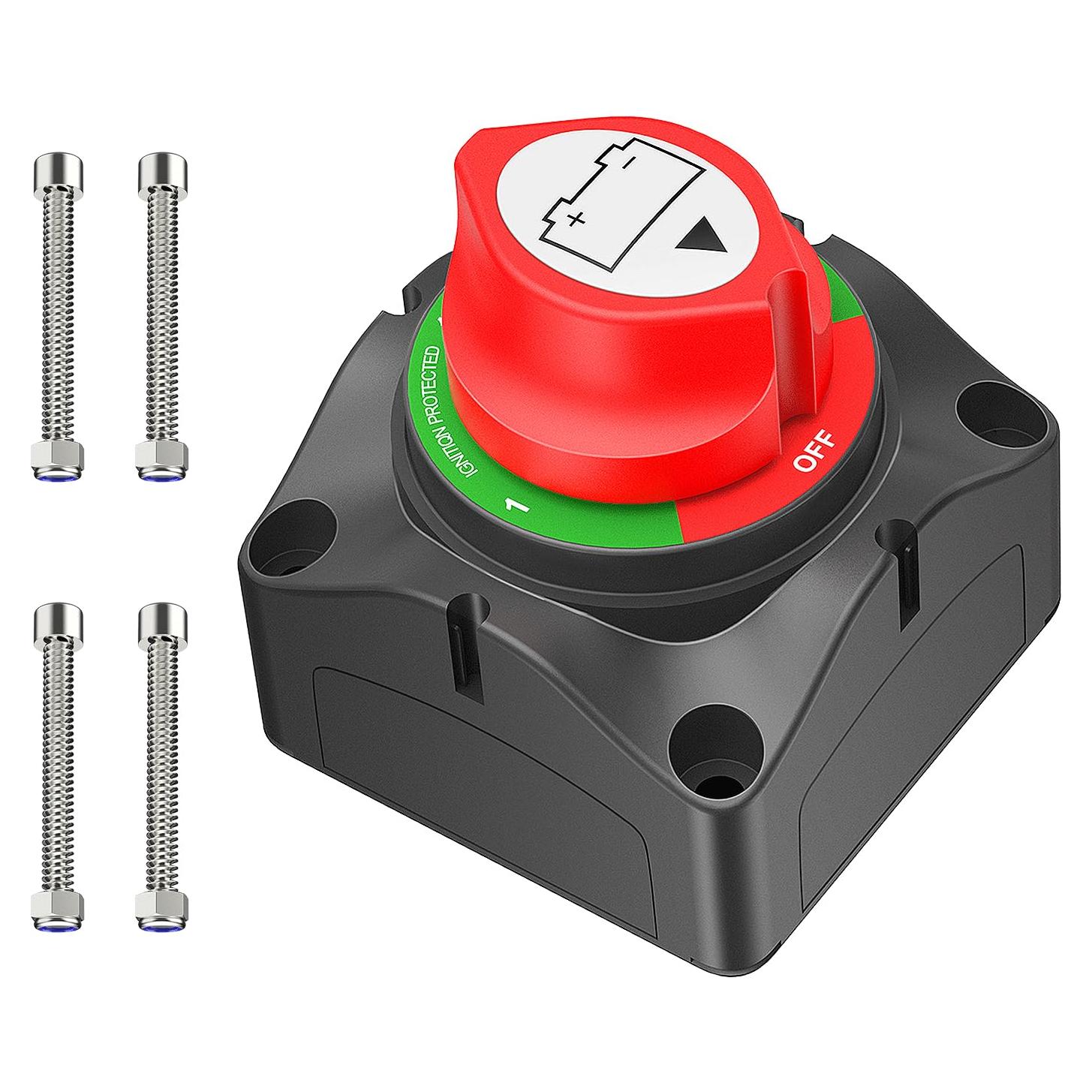 Interruptor de Batería Nilight 1-2-Both-Off 200A 12-48V