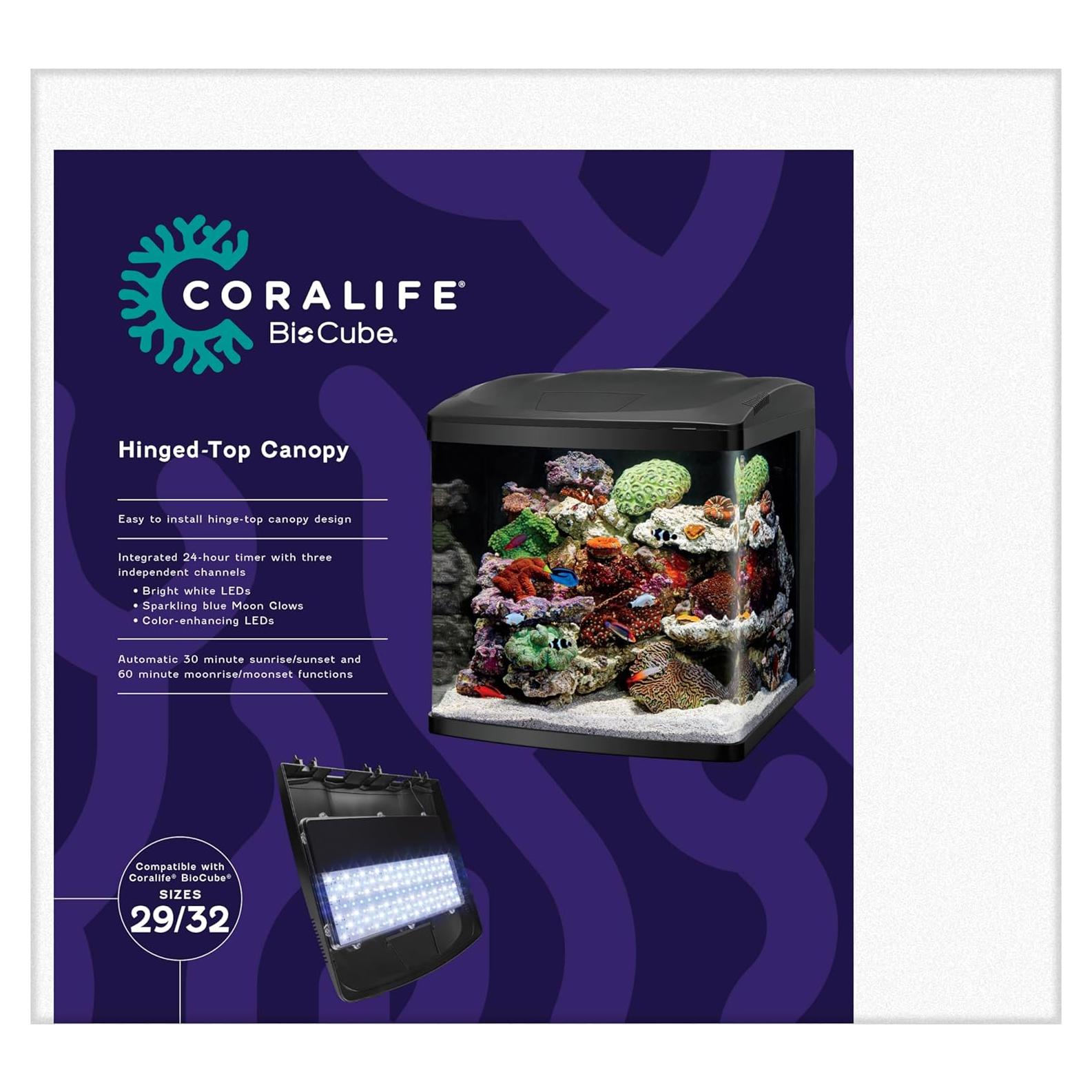 Tapa de repuesto Coralife BioCube LED 110L con temporizador