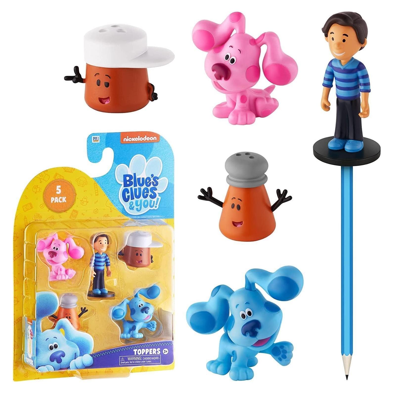 Toppers de Juguetes Blue's Clues P.M.I. | 5 Figuras Coleccionables