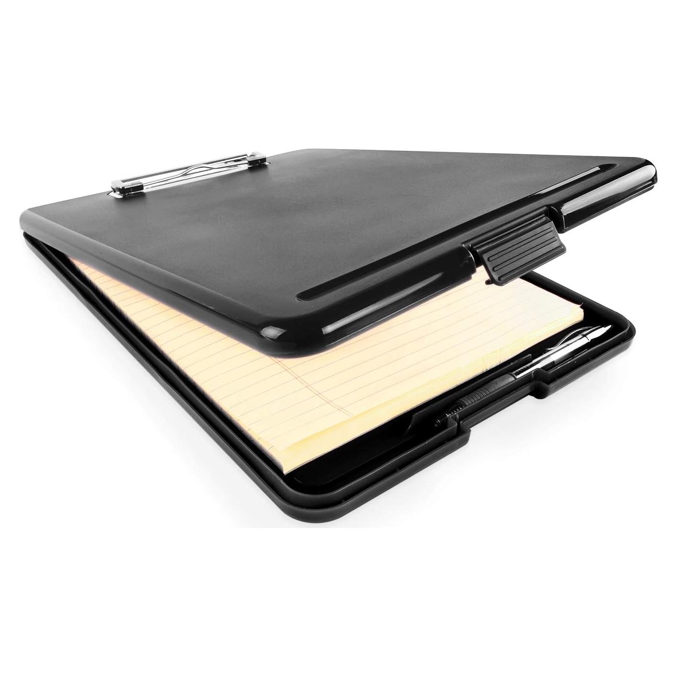 Clipboard Plegable Super Z Outlet Negro 24.1x34.3 cm con Almacenamiento