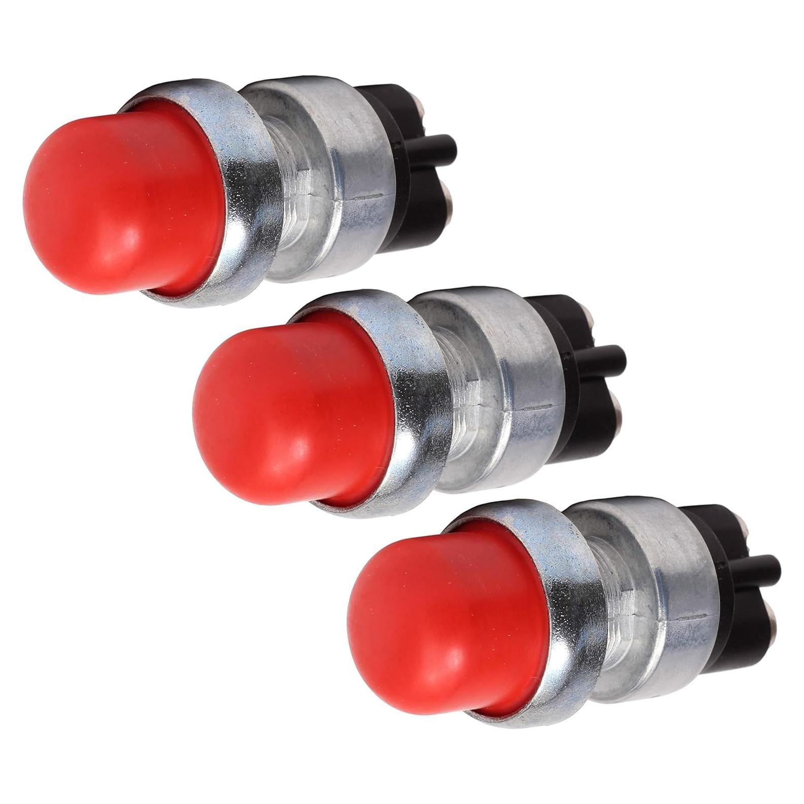 Interruptor de Botón Momentáneo Fastronix 3 Unidades 60A 12V