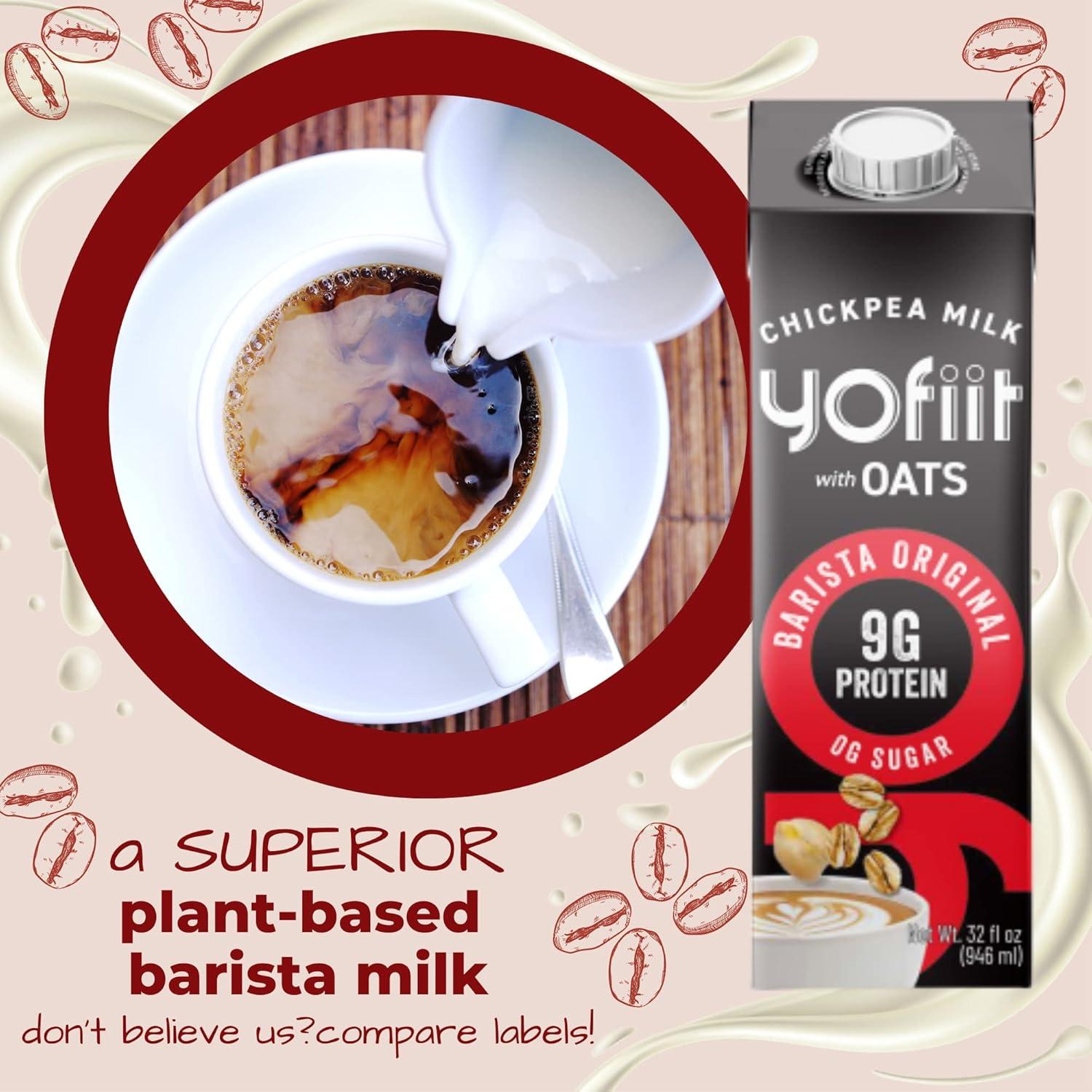 Leche de Avena Barista Yofiit 5.68L - Sin Azúcar, Alto en Proteínas