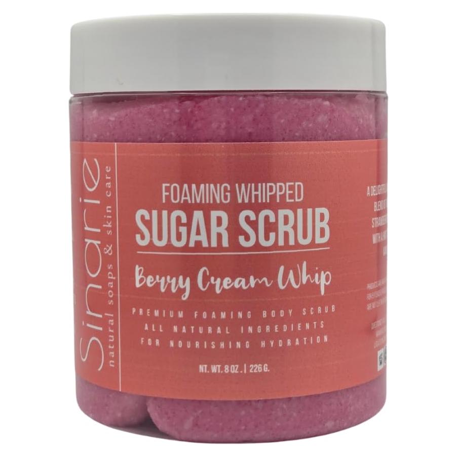 Exfoliante Espumoso Sinarie 227 g con Manteca de Mango y Coco