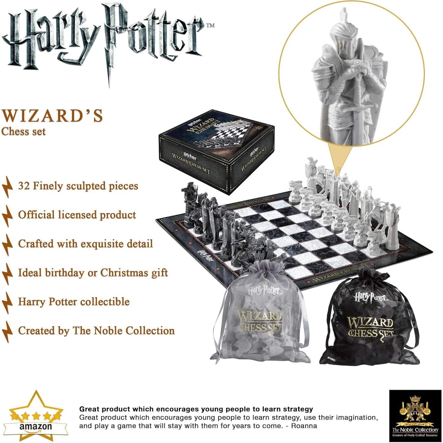 Ajedrez Harry Potter The Noble Collection 32 Piezas 46,99 cm
