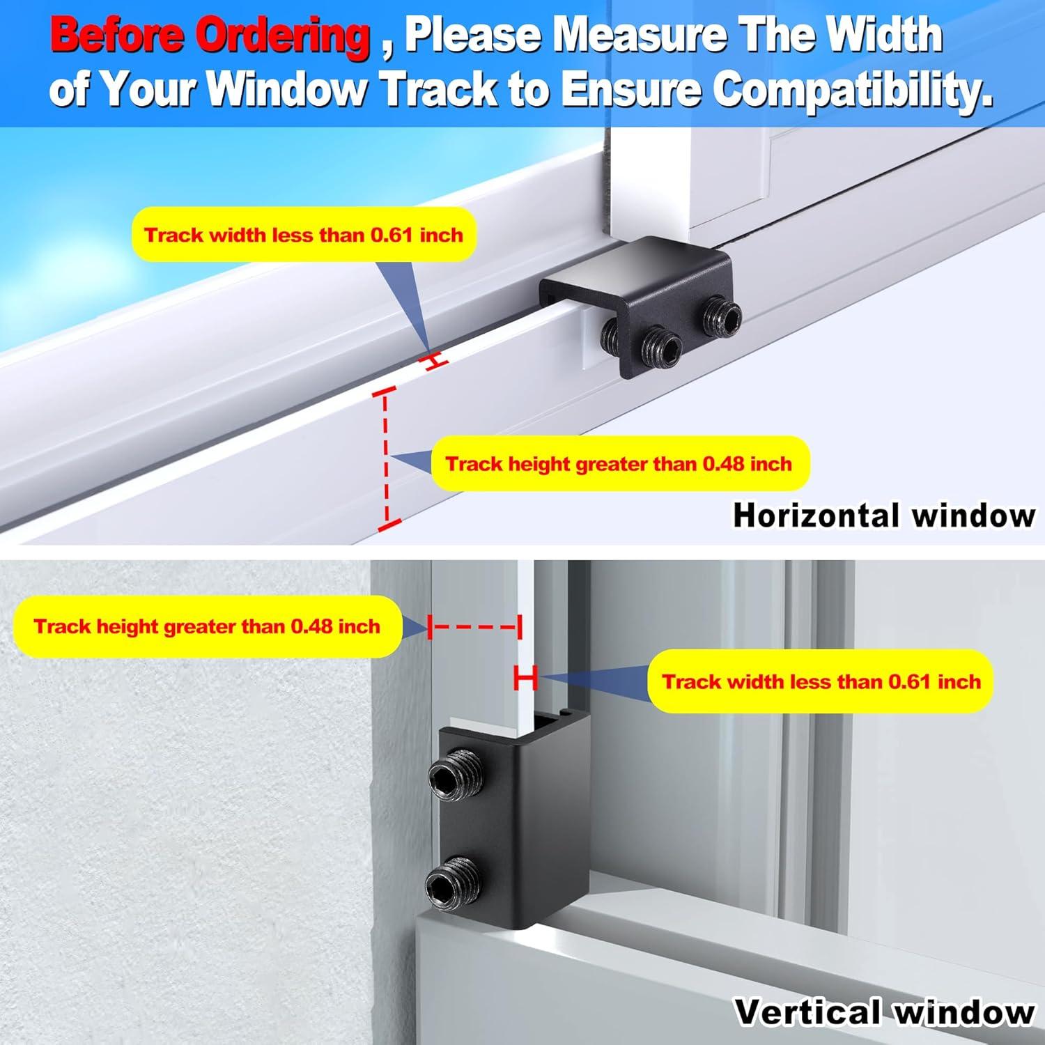 Bloqueos de Ventana Deslizante HYIEOU - 6 Juegos, Seguridad Infantil