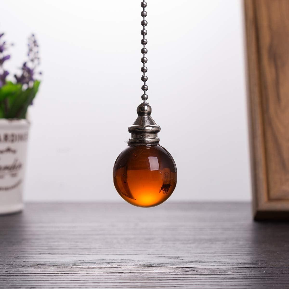 Juego de 2 Cadenas de Tirar para Ventilador LONGSHENG 30mm Ámbar