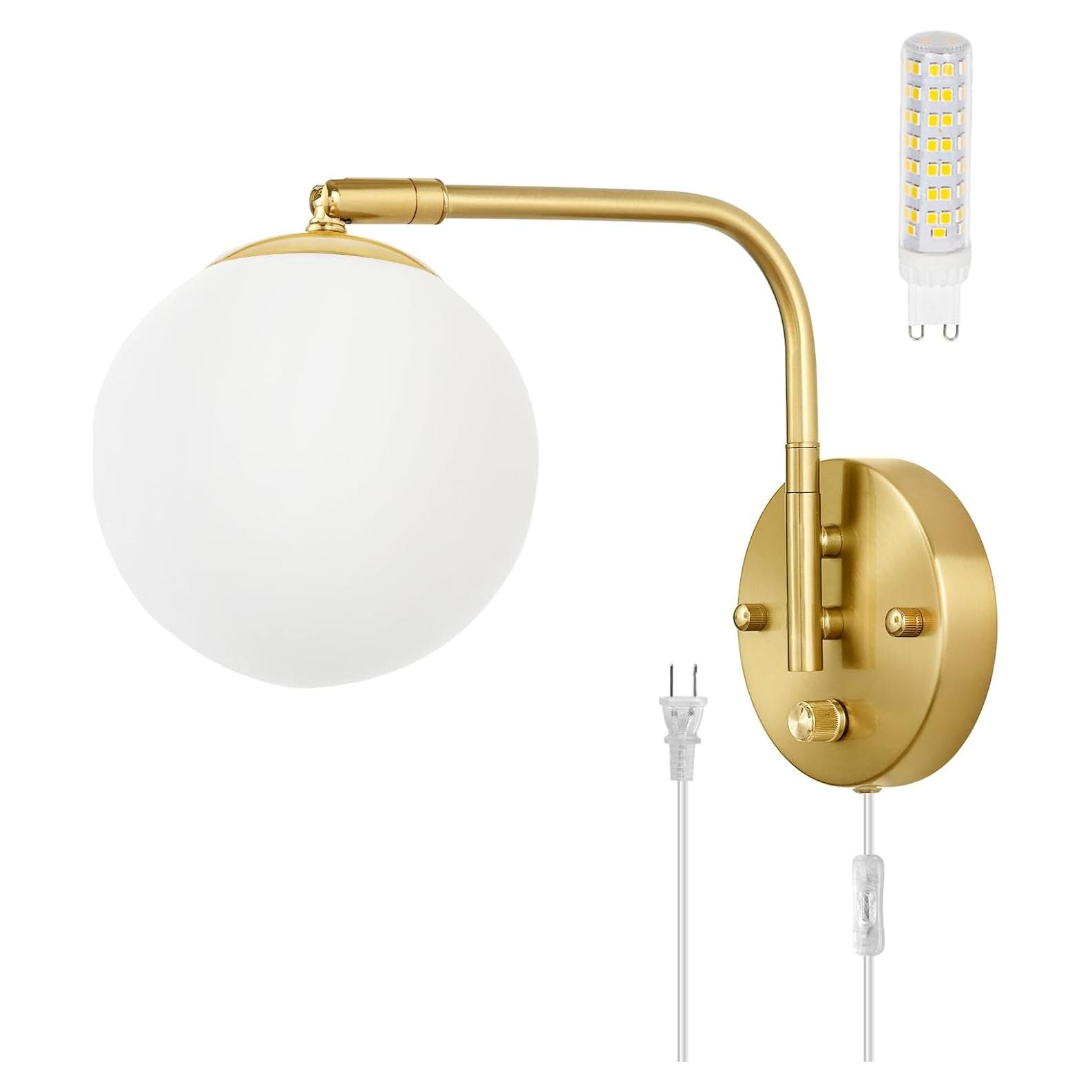 Aplique de pared regulable VATONI con brazo oscilante 8W