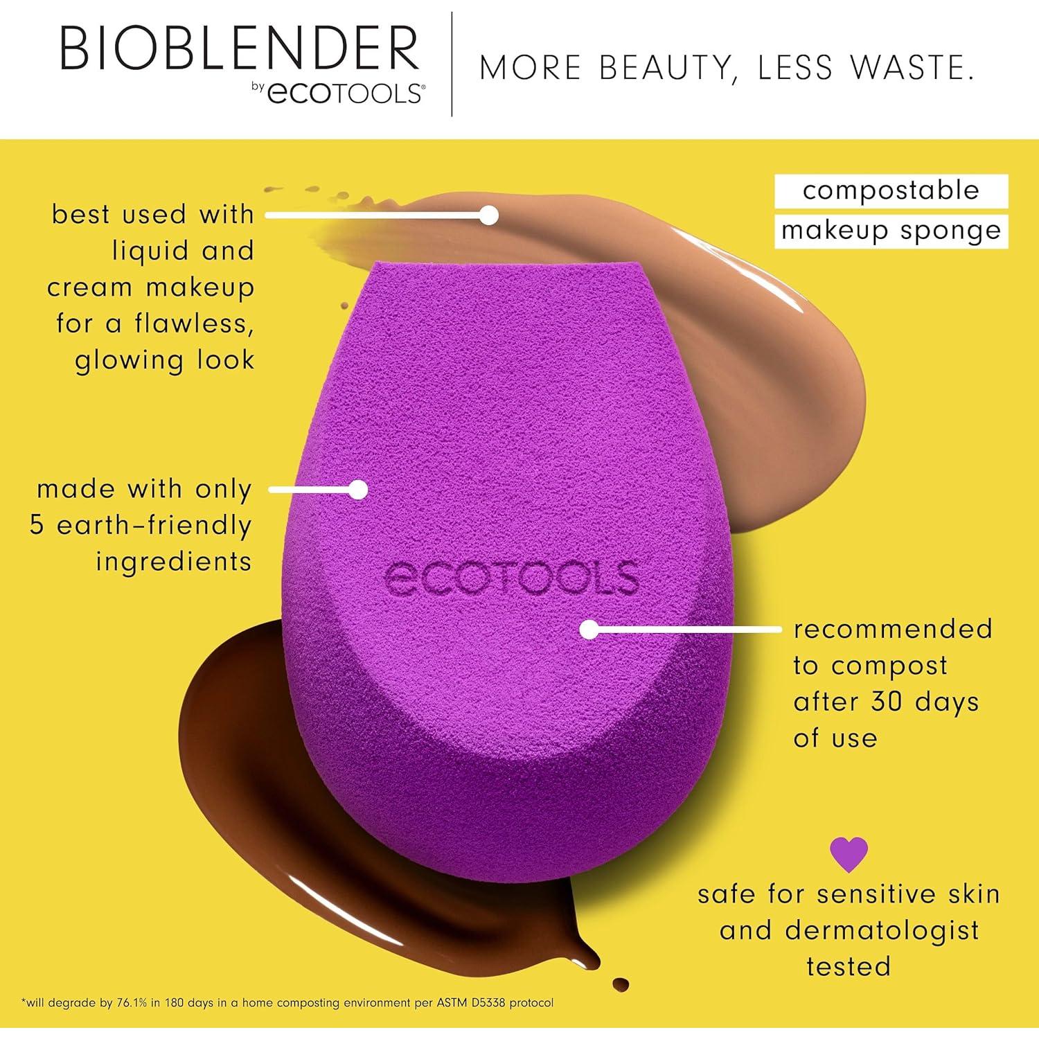 Esponja de Maquillaje Compostable EcoTools Bioblender 1 Cuenta