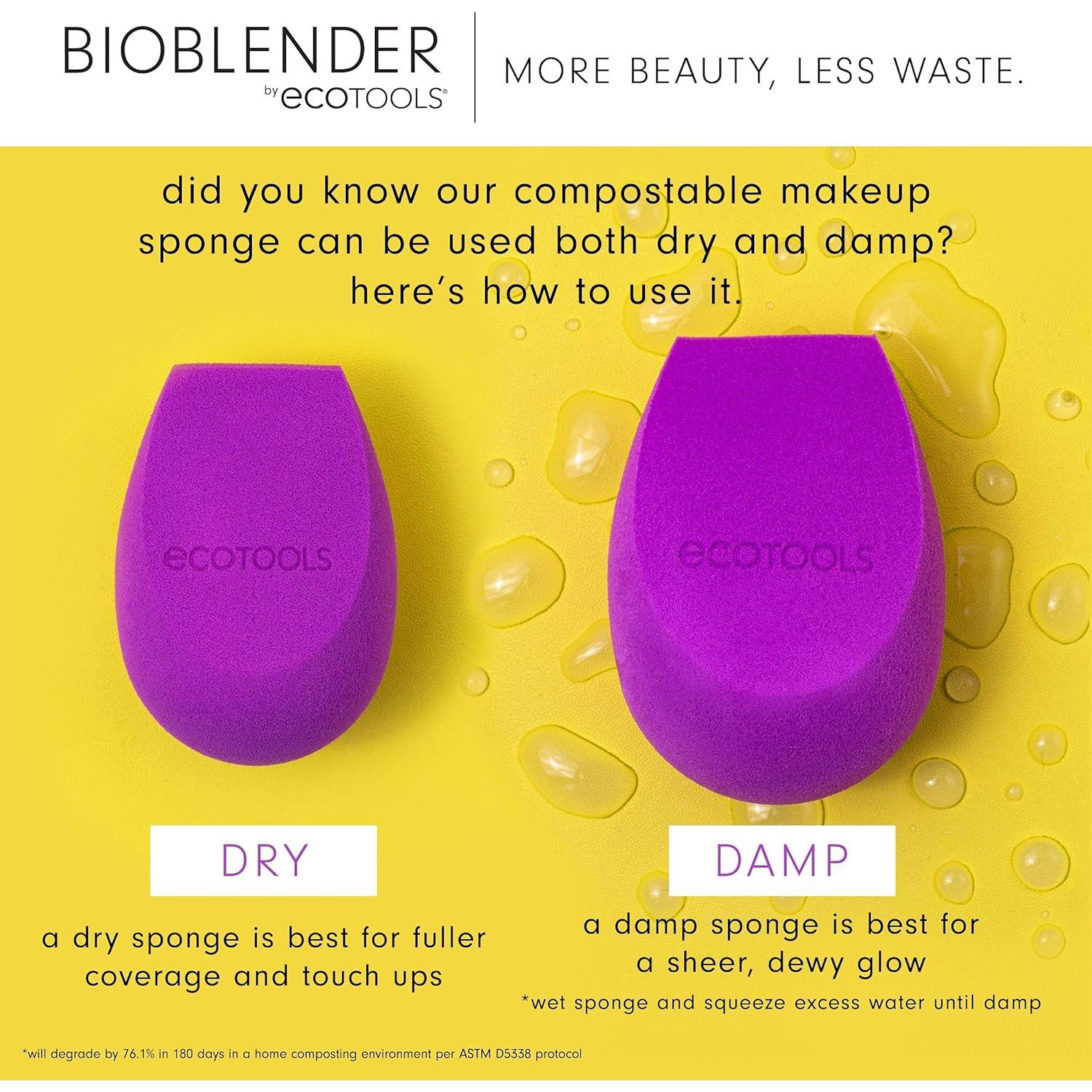 Esponja de Maquillaje Compostable EcoTools Bioblender 1 Cuenta