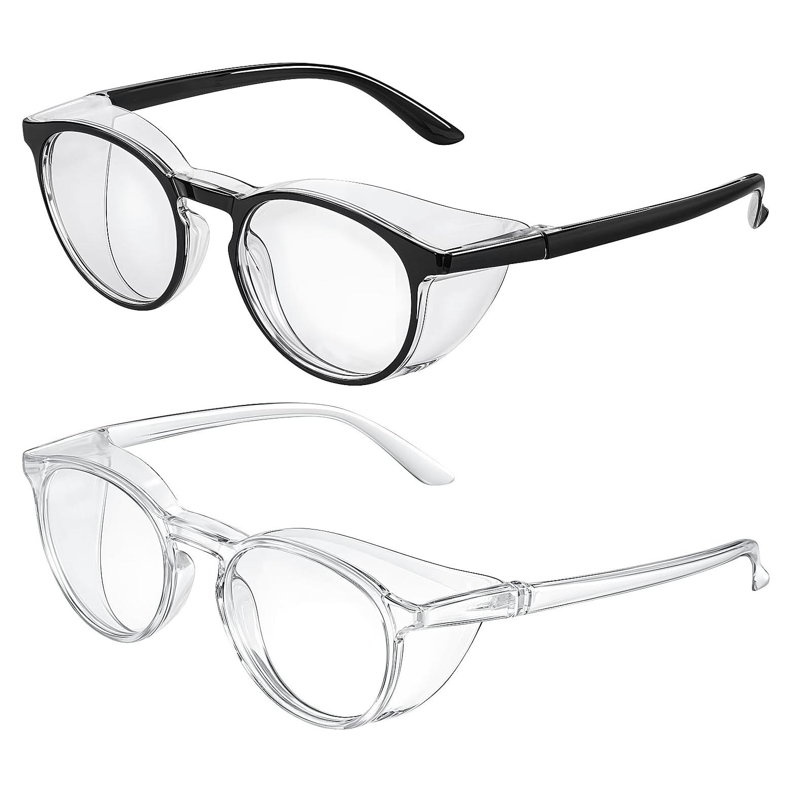 Paquete de 2 Gafas de Seguridad Antivaho TIESOME UV Azul