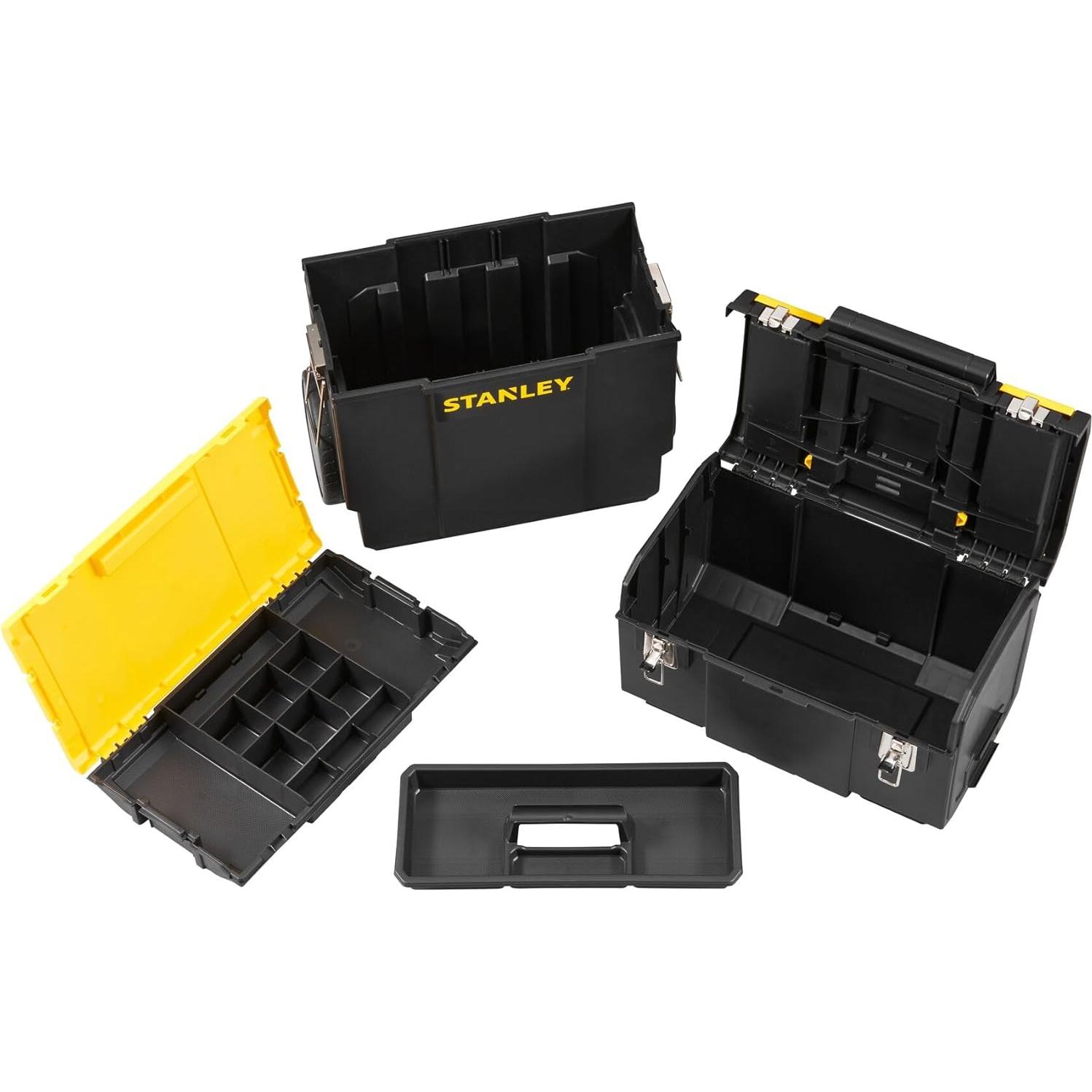 Caja de Herramientas Rodante STANLEY 3 en 1 1-70-326 Negra